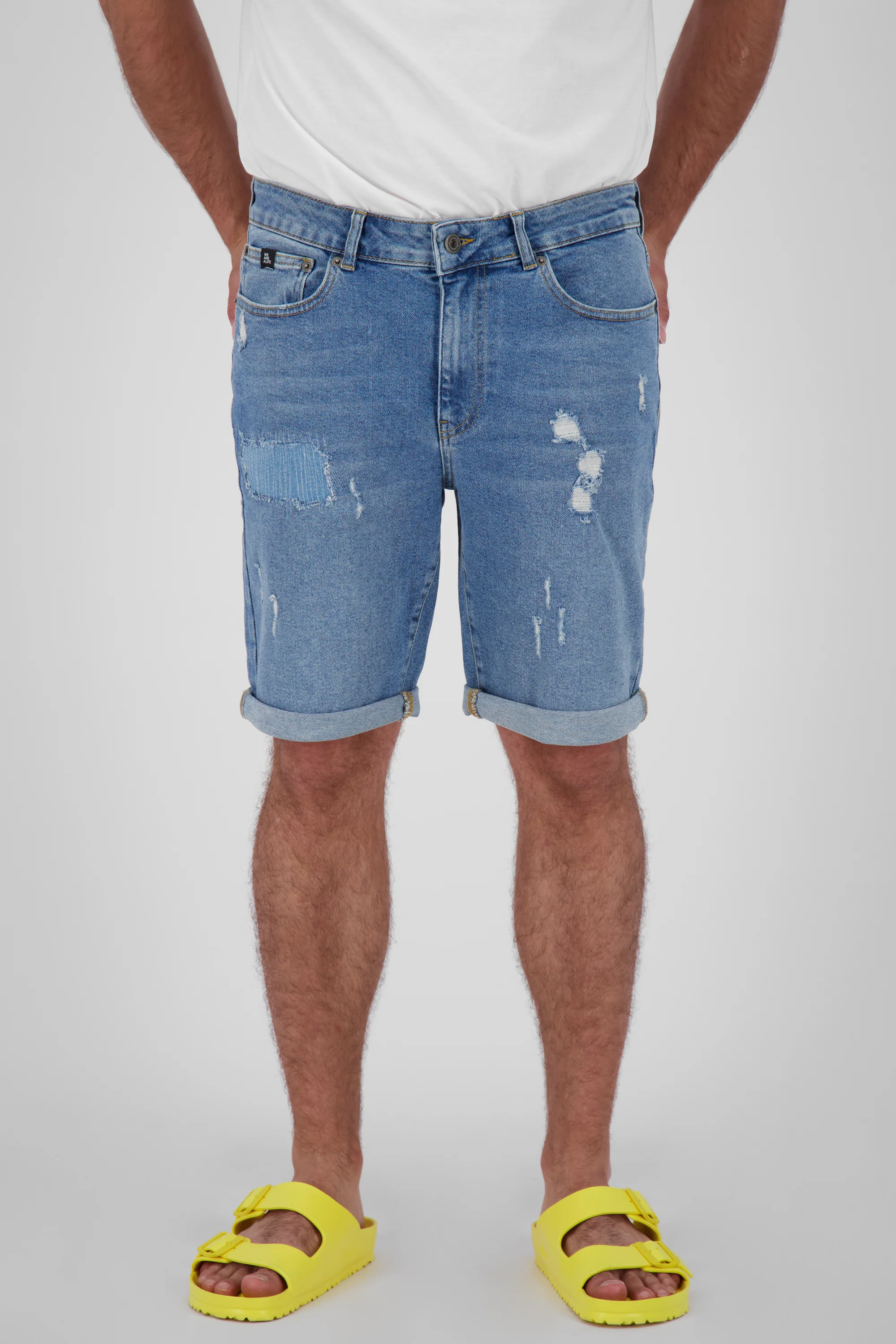 Bild von ALIFE and Kickin MorganAK DNM A Shorts Herren Jeansshorts, Kurze Hose Light Denim Washed S