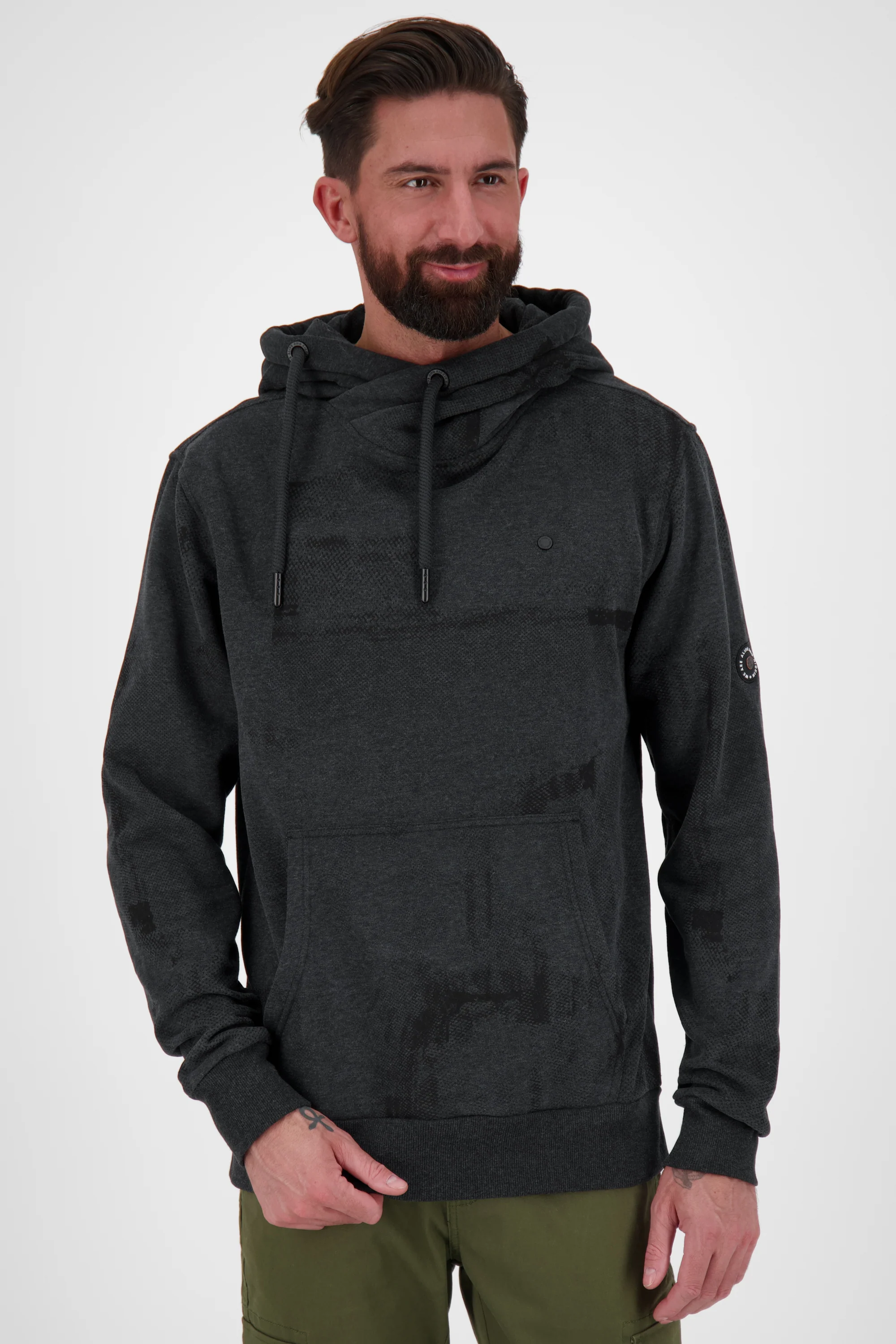 Bild von Bequemer Komfort mit dem JohnsonAK B Hoodie für Herren Schwarz