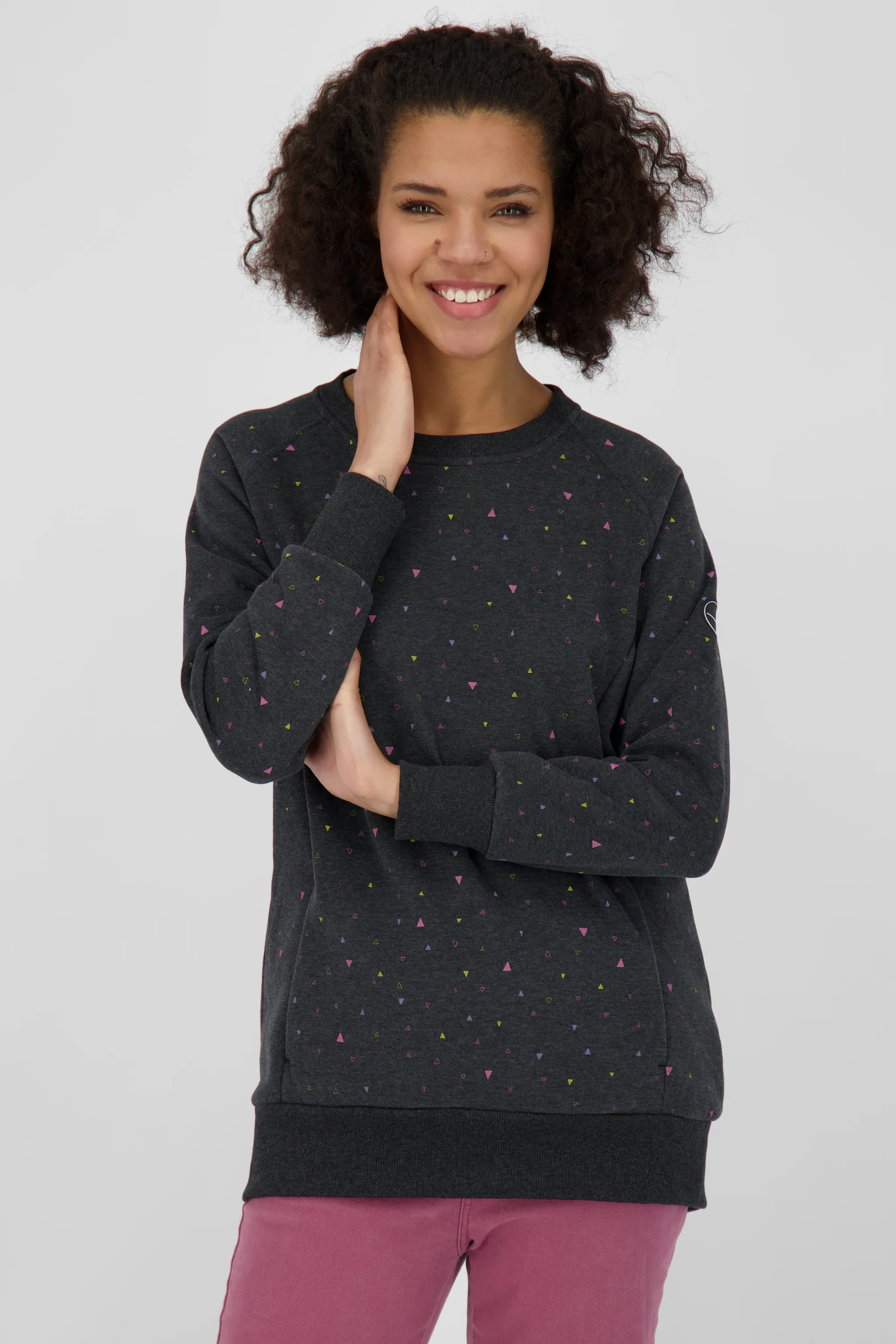 Bild von HelenAK B Sweatshirt: Komfort und Stilsicherheit Schwarz
