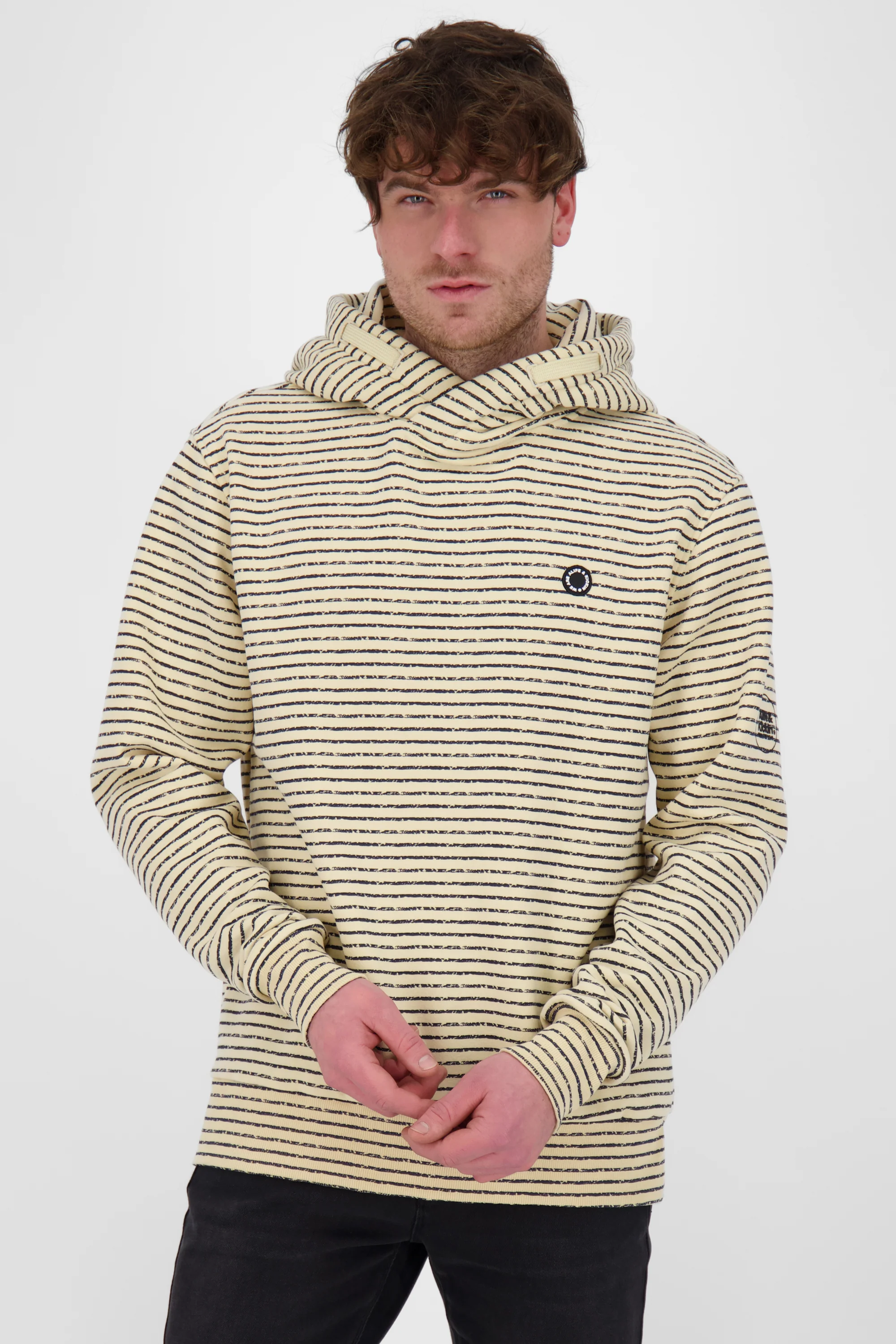 Bild von ALIFE and Kickin JohnAK Z Sweat Herren Kapuzensweatshirt, Sweatshirt Creme Melange XXXL