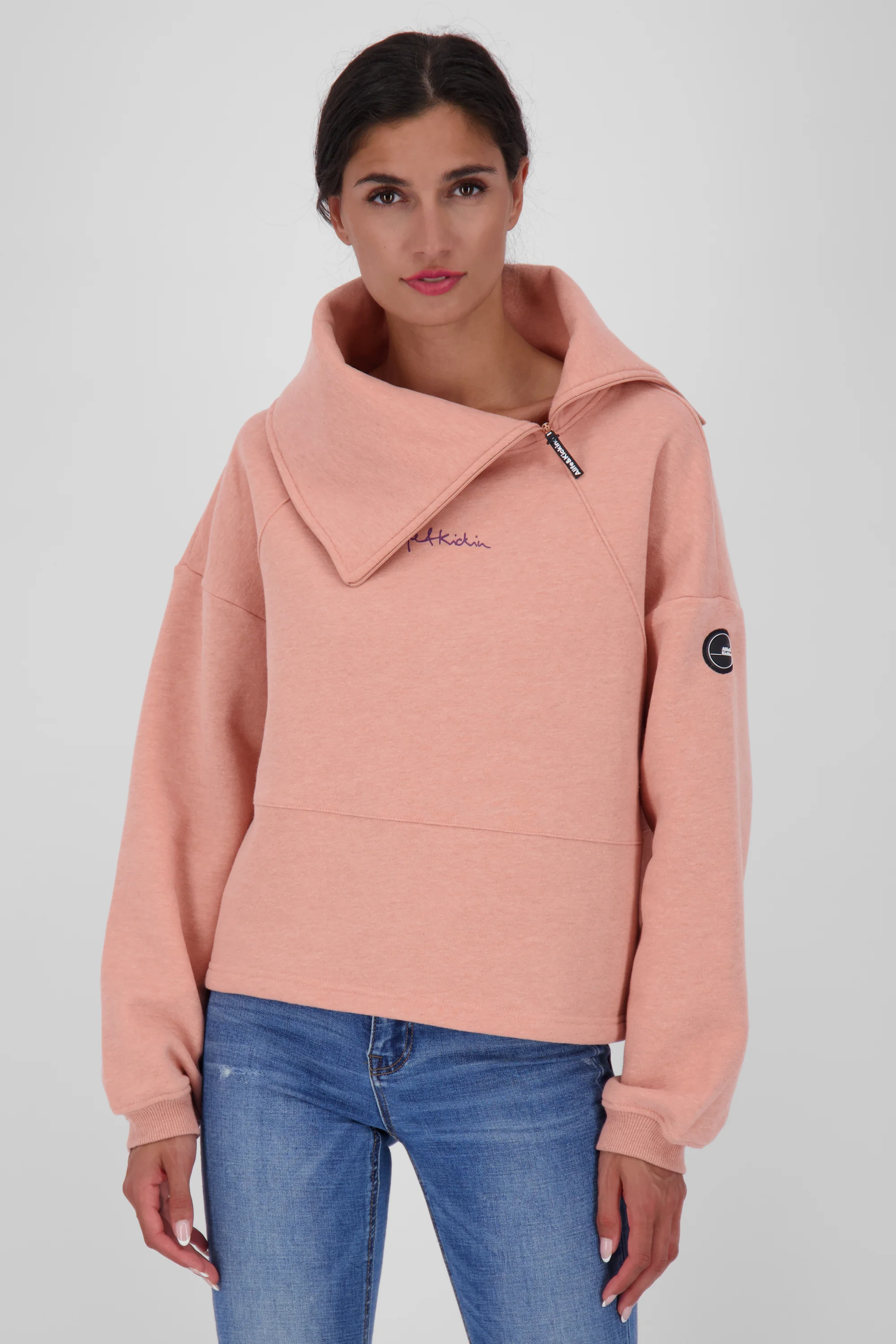 Bild von ALIFE and Kickin LiaAK A Sweat Damen Sweatshirt mahagonium Melange S