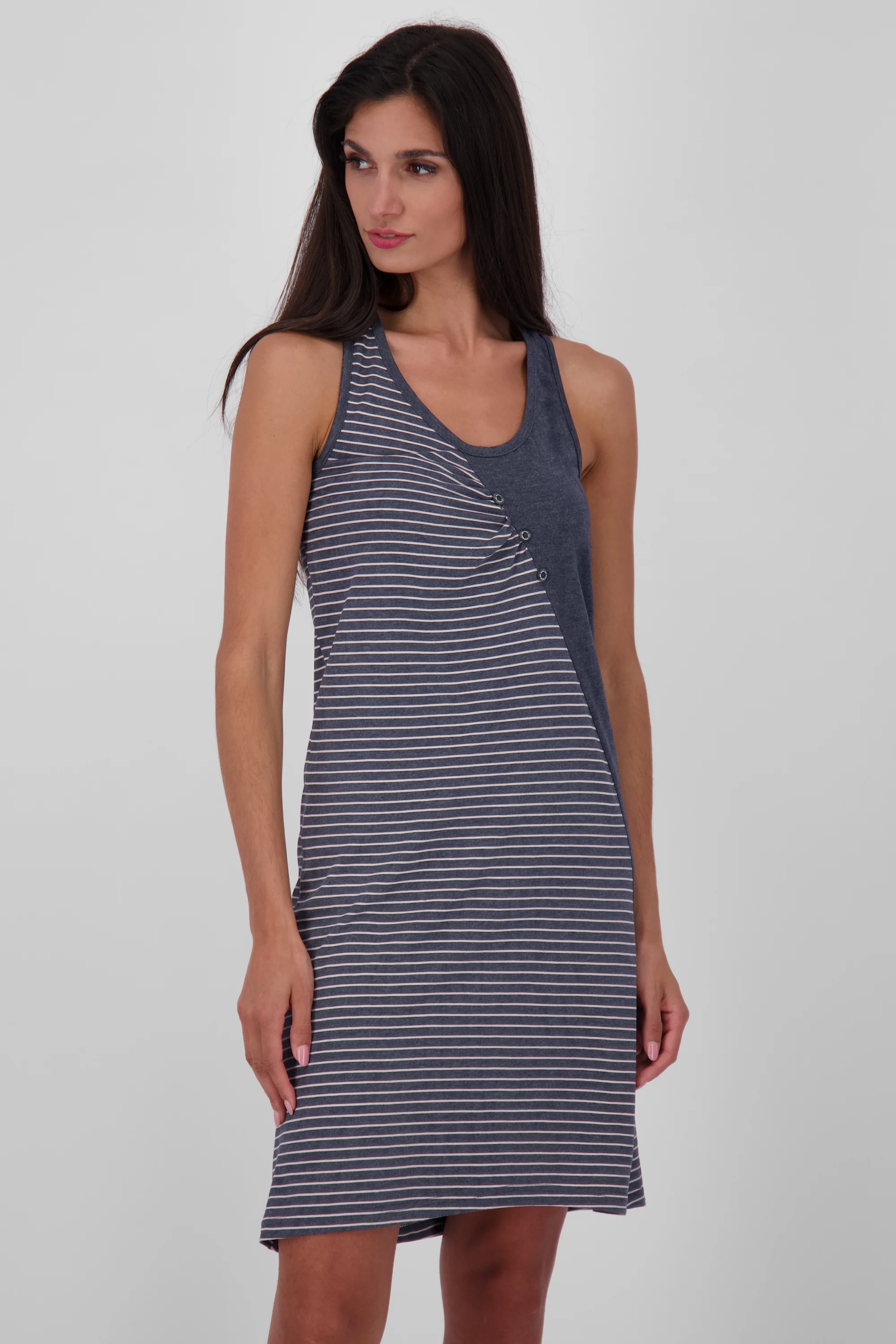 Bild von CameronAK B Damenkleid von Alife and Kickin für den Sommer Dunkelblau