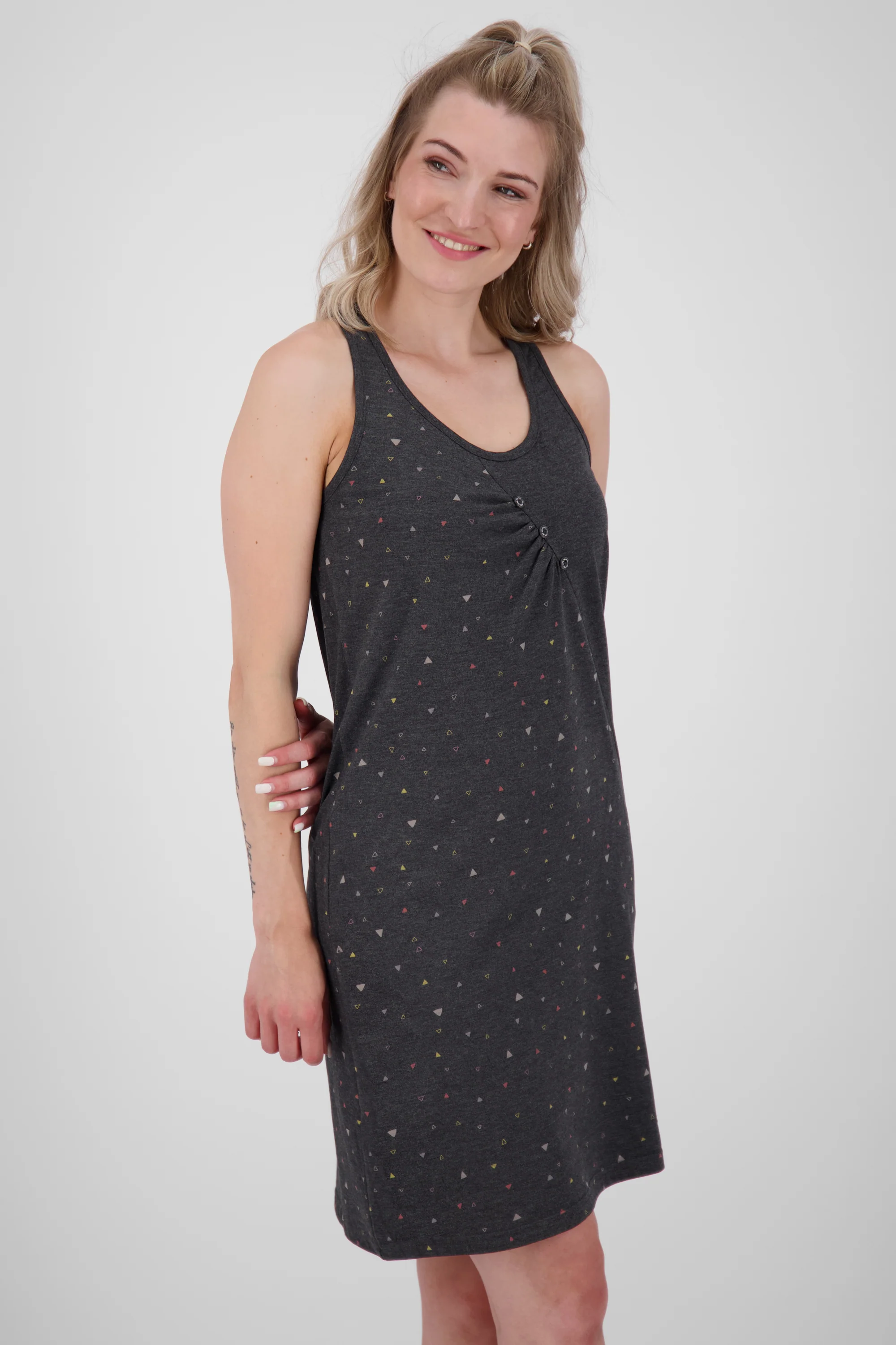 Bild von CameronAK B Damenkleid von Alife and Kickin für den Sommer Schwarz