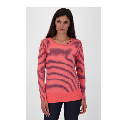 Bild von Maritimes Damen Langarmshirt mit Streifen ConnyAK Z Rot – Ein Must-Have für den Kleiderschrank