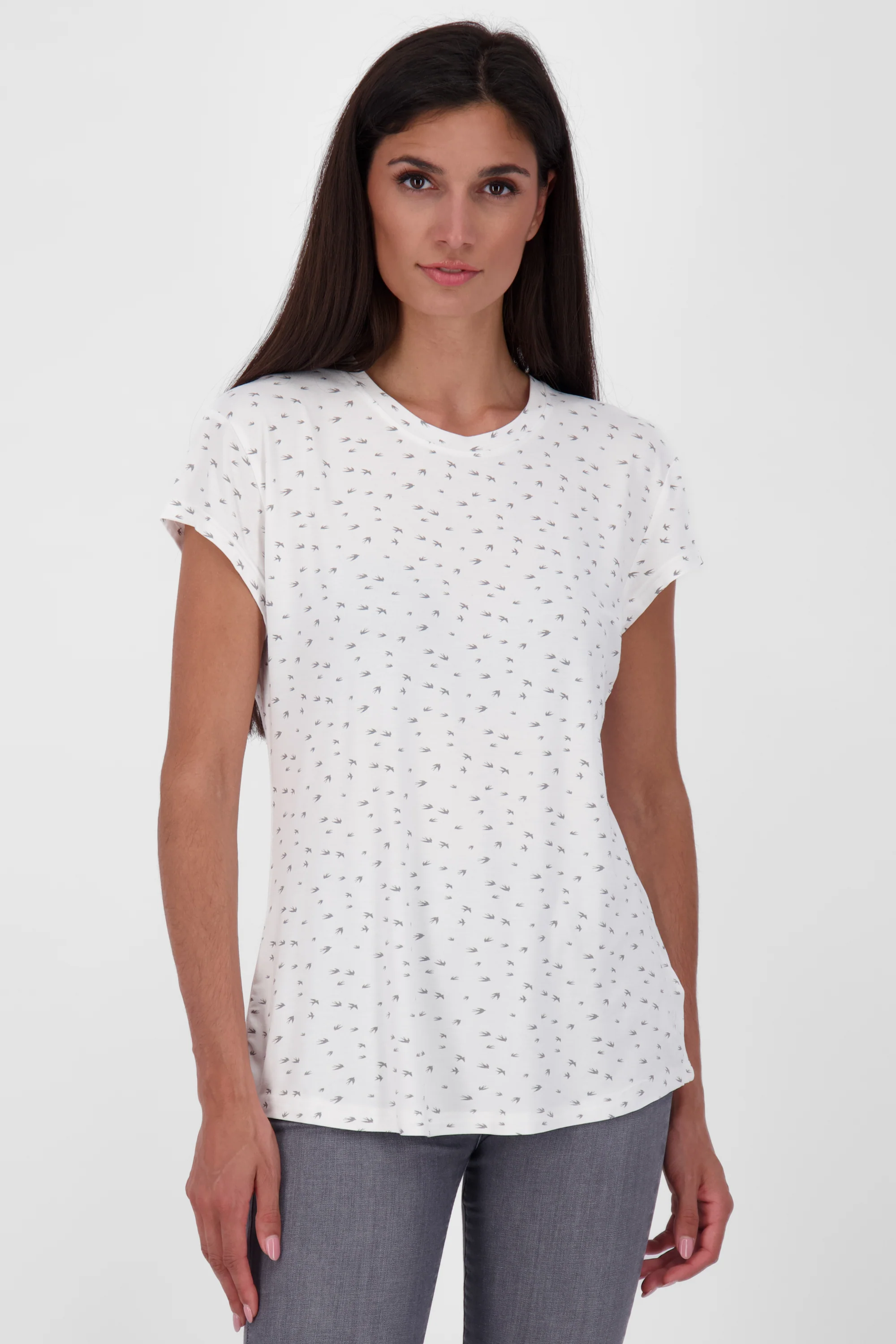 Bild von T-Shirt MimmyAK B für Damen - Leicht fließend und angenehm zu tragen Weiß