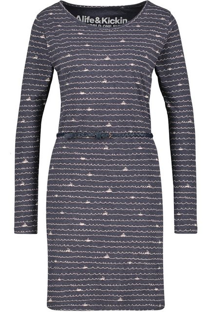 Bild von Alife and Kickin EllinAK B Kleid - Gemütlich und figurbetont Dunkelblau