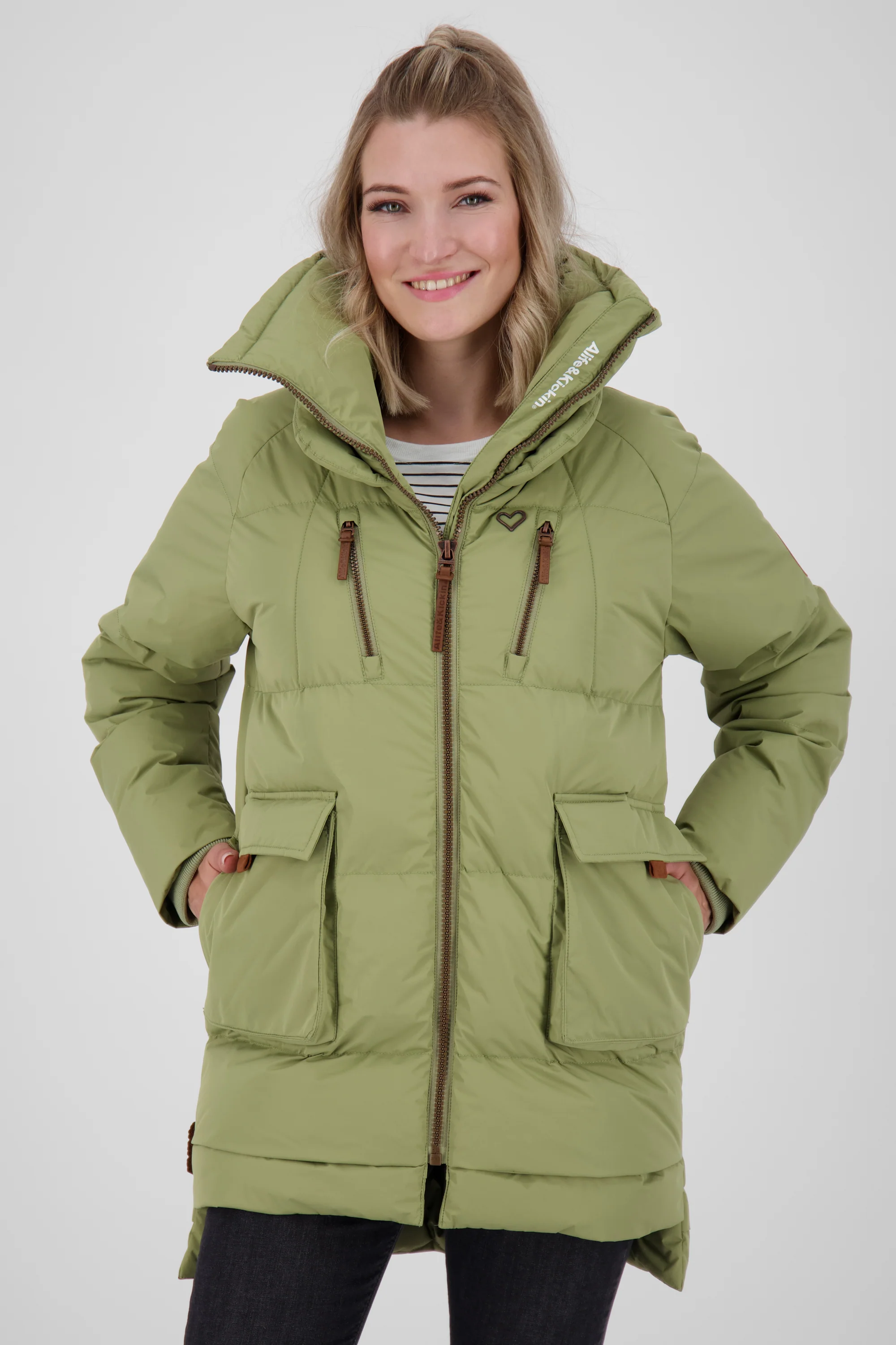 Bild von AnitaAK A Winterjacke Damen  Grün