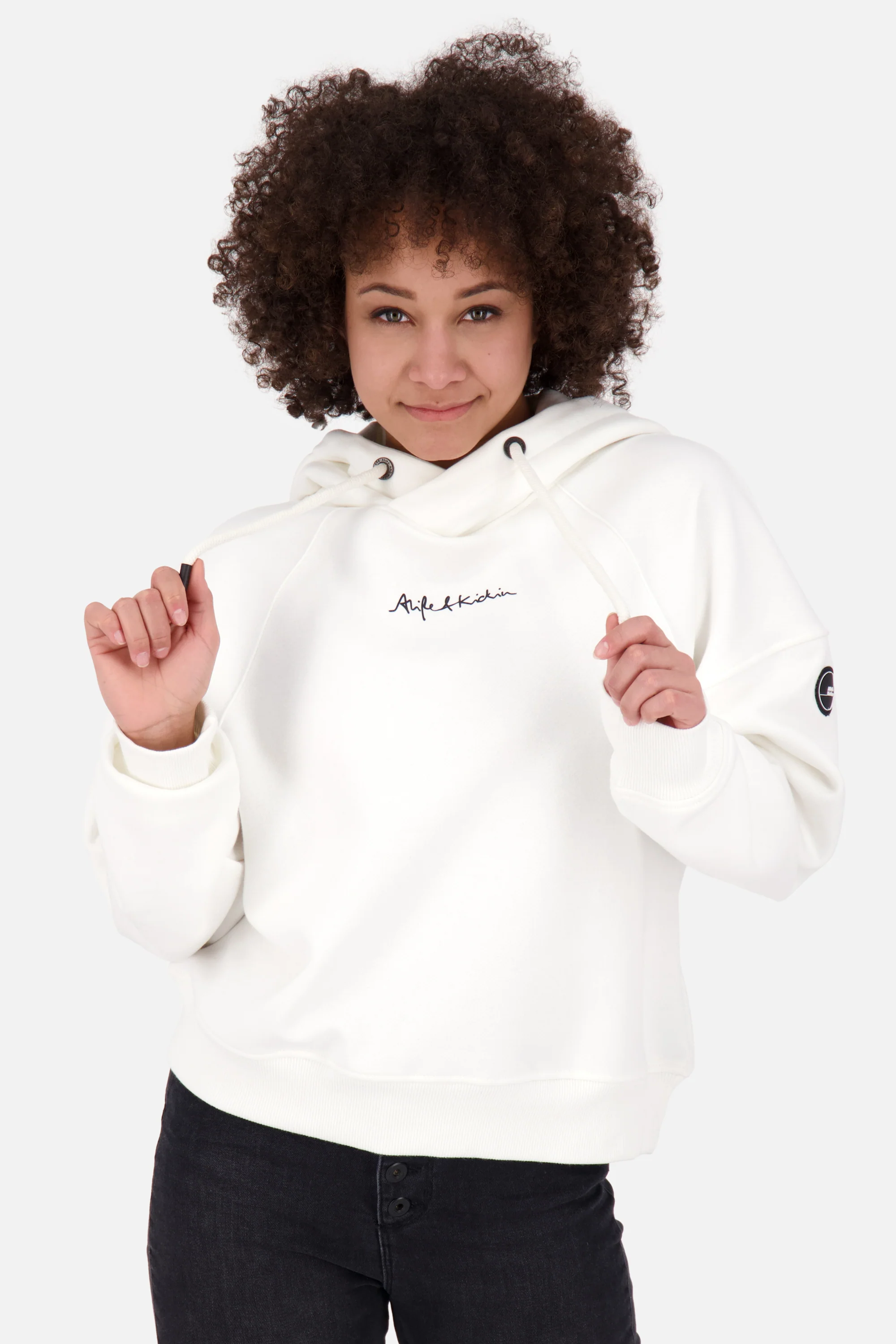Bild von Damen Kapuzensweatshirt JessyAK A Weiß