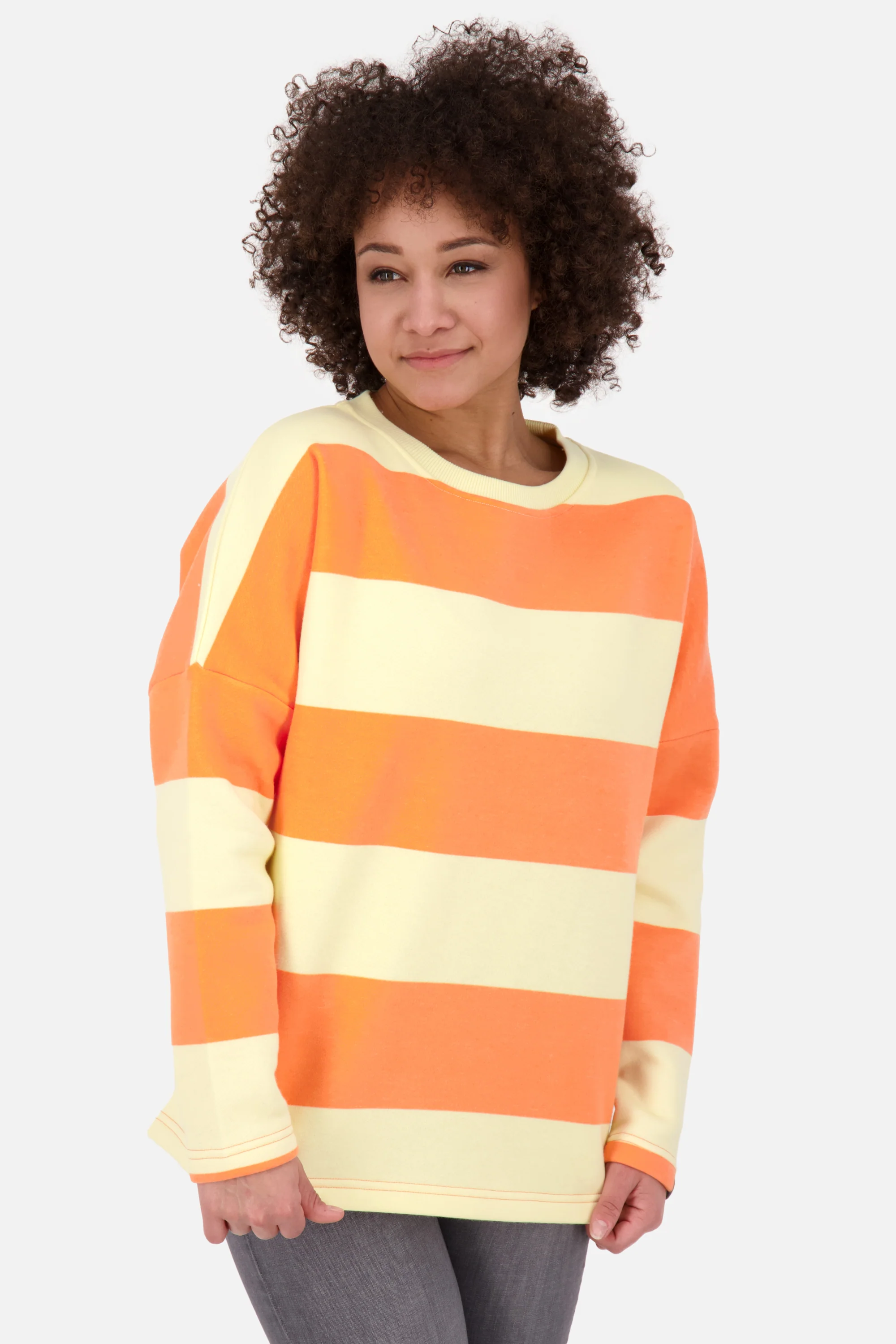 Bild von Farbenfrohes Damen Sweatshirt DeniseAK Z Gelb