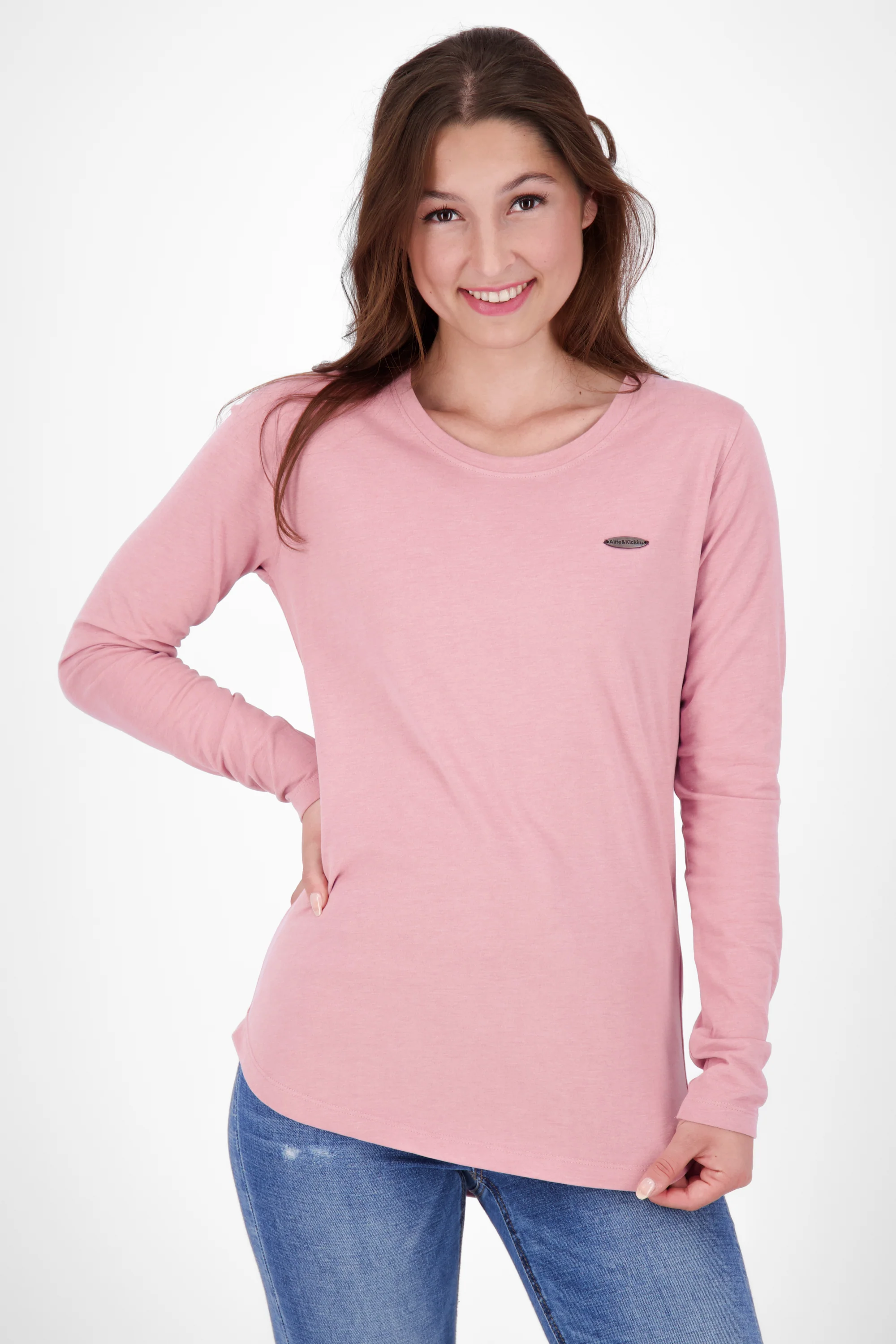 Bild von Sportlich und feminin - Langarmshirt LeaAK A für modische Frauen Rosa