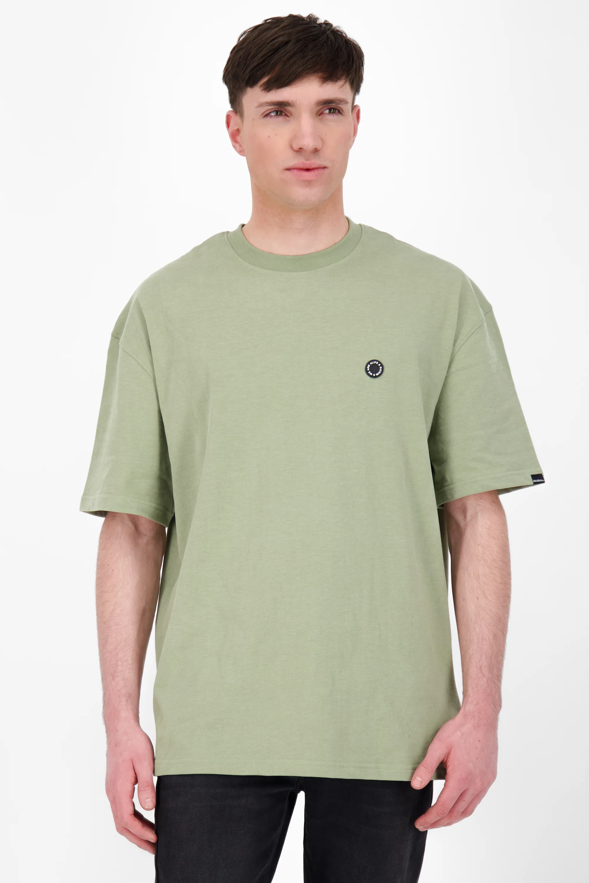 Bild von Trendiges Oversize T-Shirt PittAK A für modebewusste Herren Grün