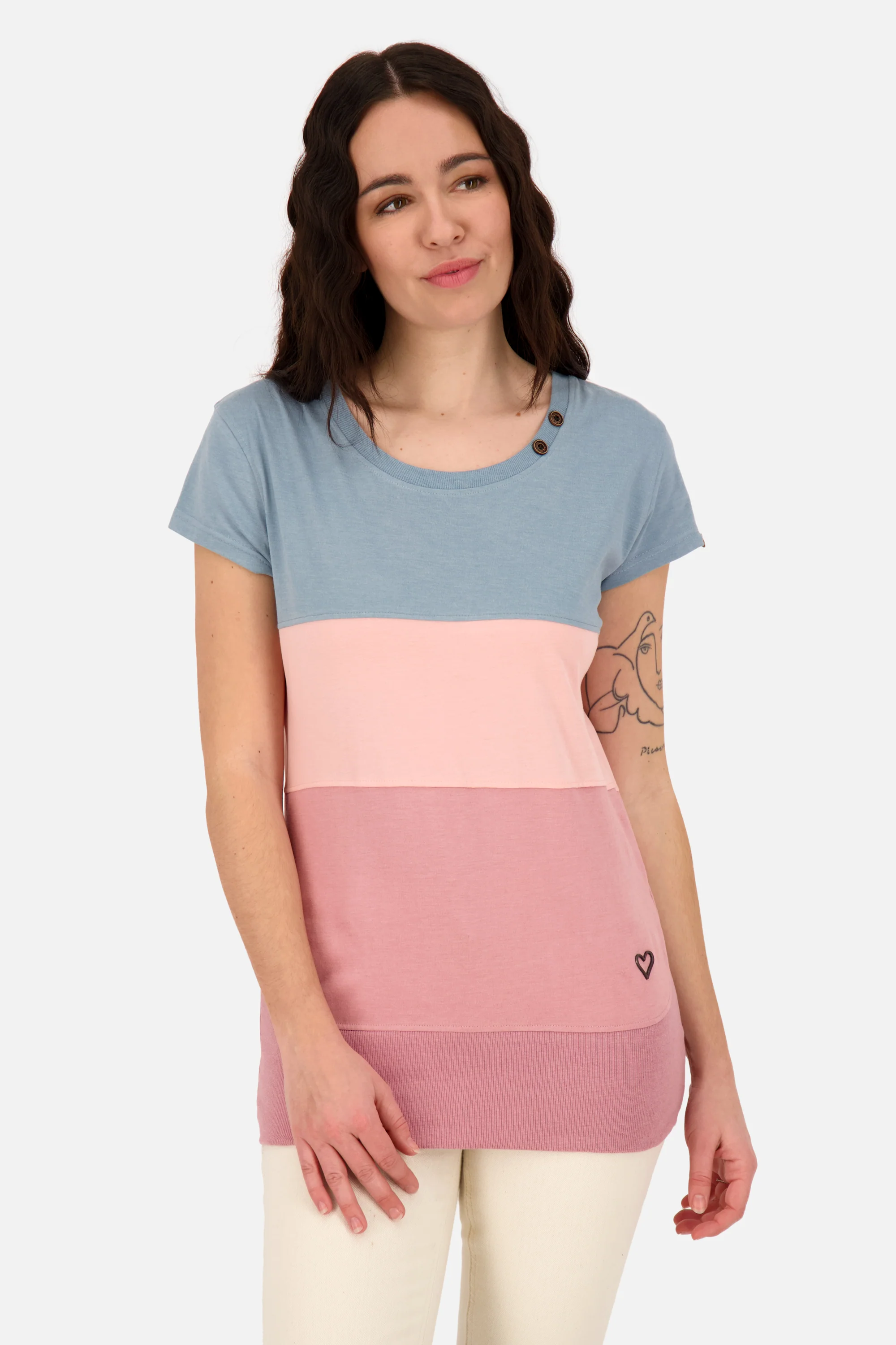 Bild von Figurbetontes Kurzarmshirt für Damen - CoriAK A  Rosa