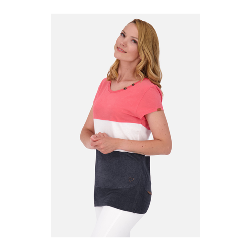 Bild von Figurbetontes Kurzarmshirt für Damen - CoriAK A Dunkelblau
