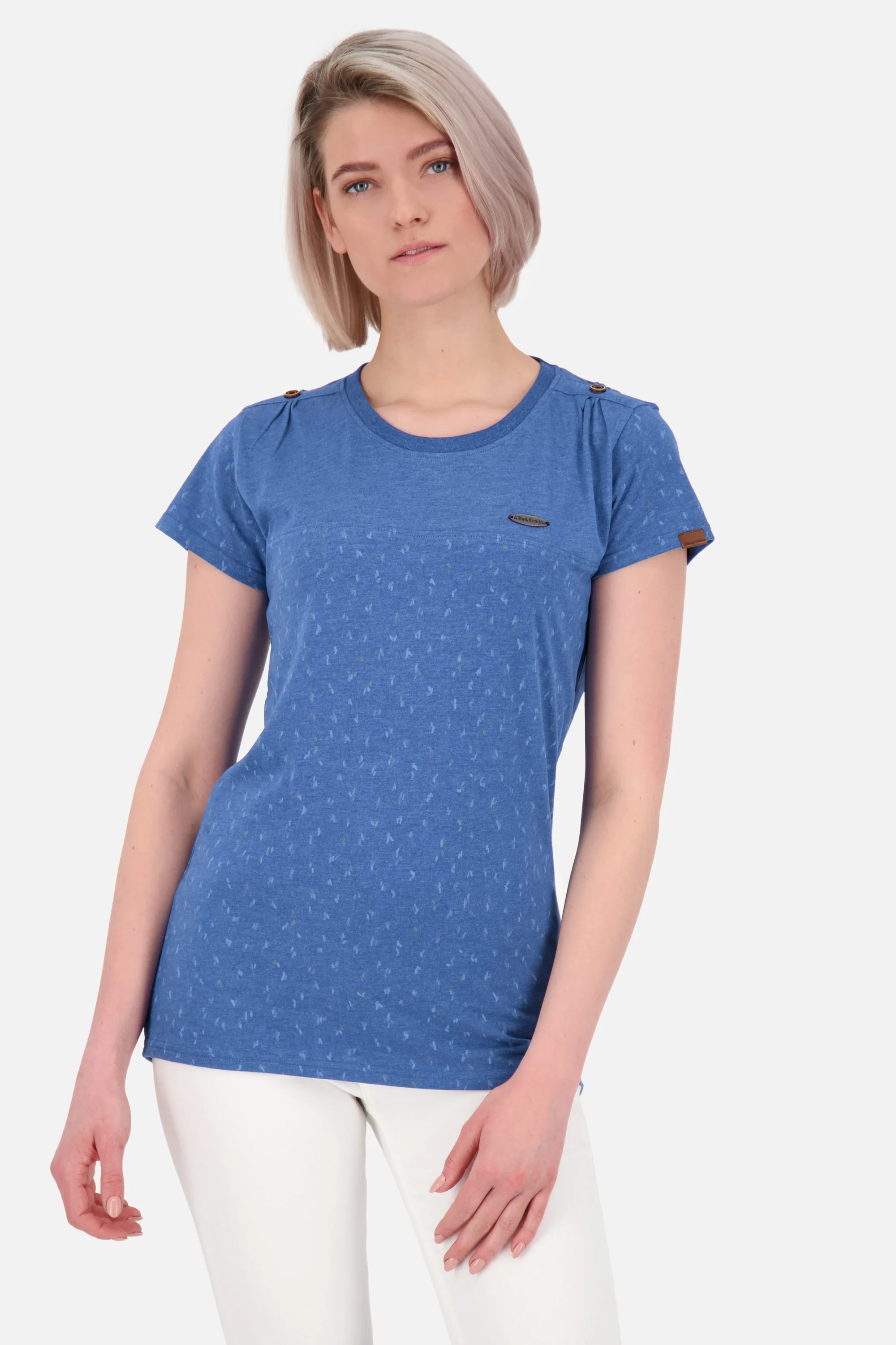 Bild von ALIFE and Kickin LioAK B Shirt Damen Kurzarmshirt, Shirt Cobalt Melange XXL