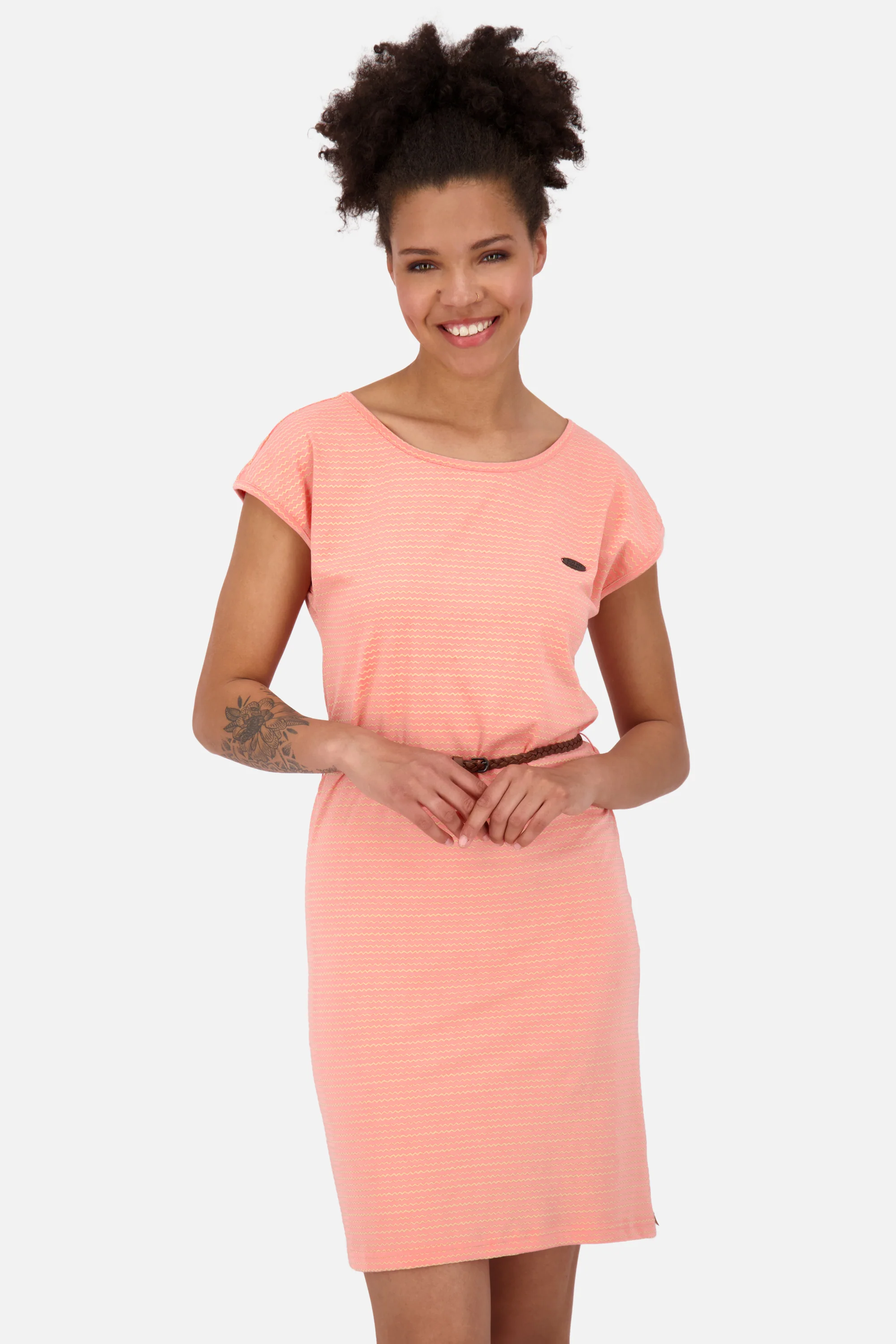 Bild von Alife and Kickin Jerseykleid ElliAK B für Damen - Gemütlich und stilvoll durch den Sommer Orange