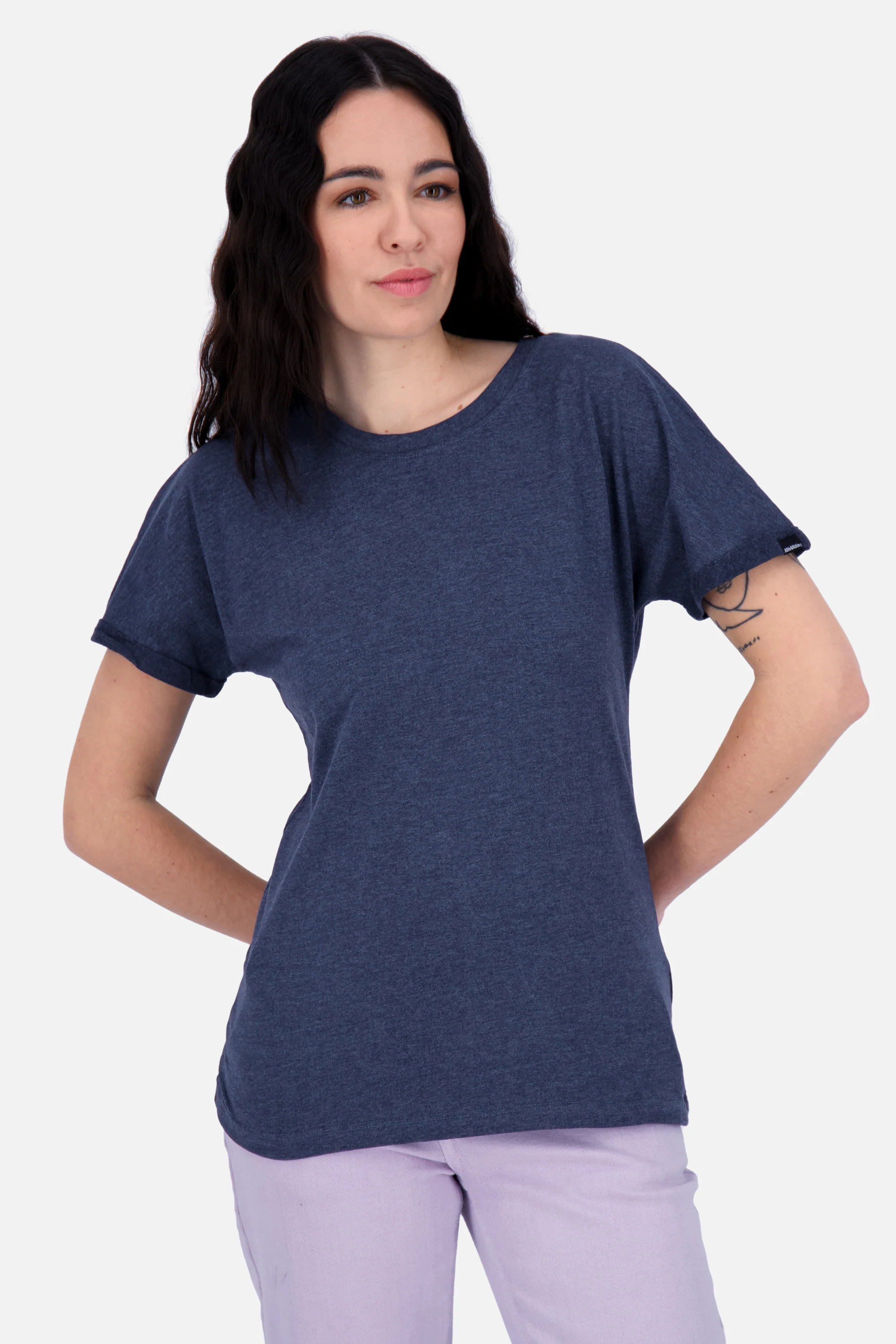 Bild von Lässiger Sommerlook T-Shirt MalaikaAK A Damen Dunkelblau