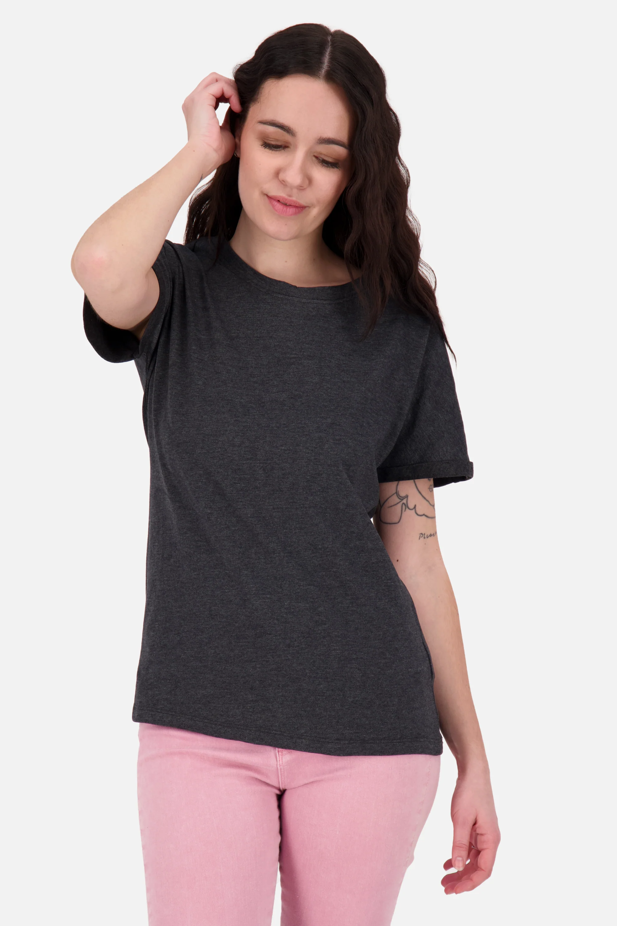 Bild von Lässiger Sommerlook T-Shirt MalaikaAK A Damen Schwarz