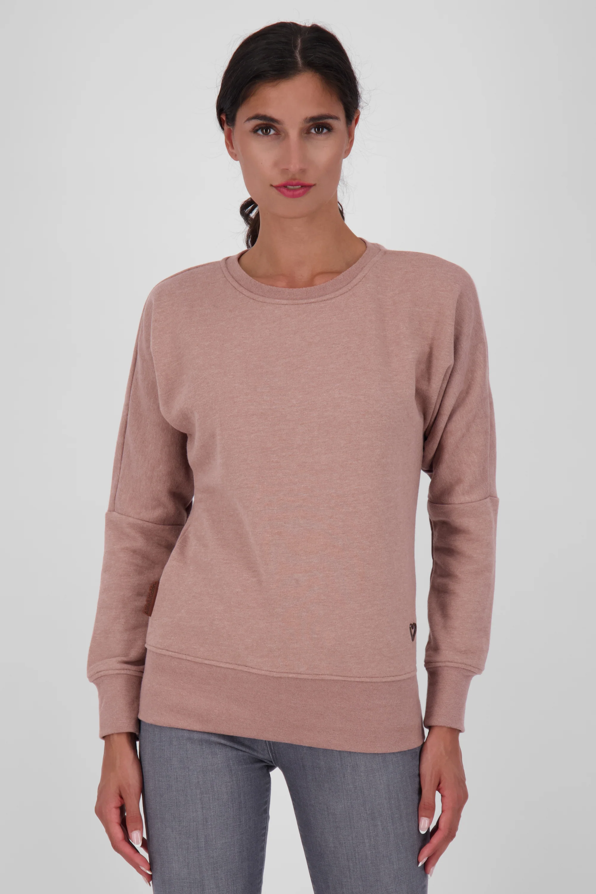 Bild von DarinAK A Sweater für Damen - Trendiger und farbenfroher Sweatpullover Rosa