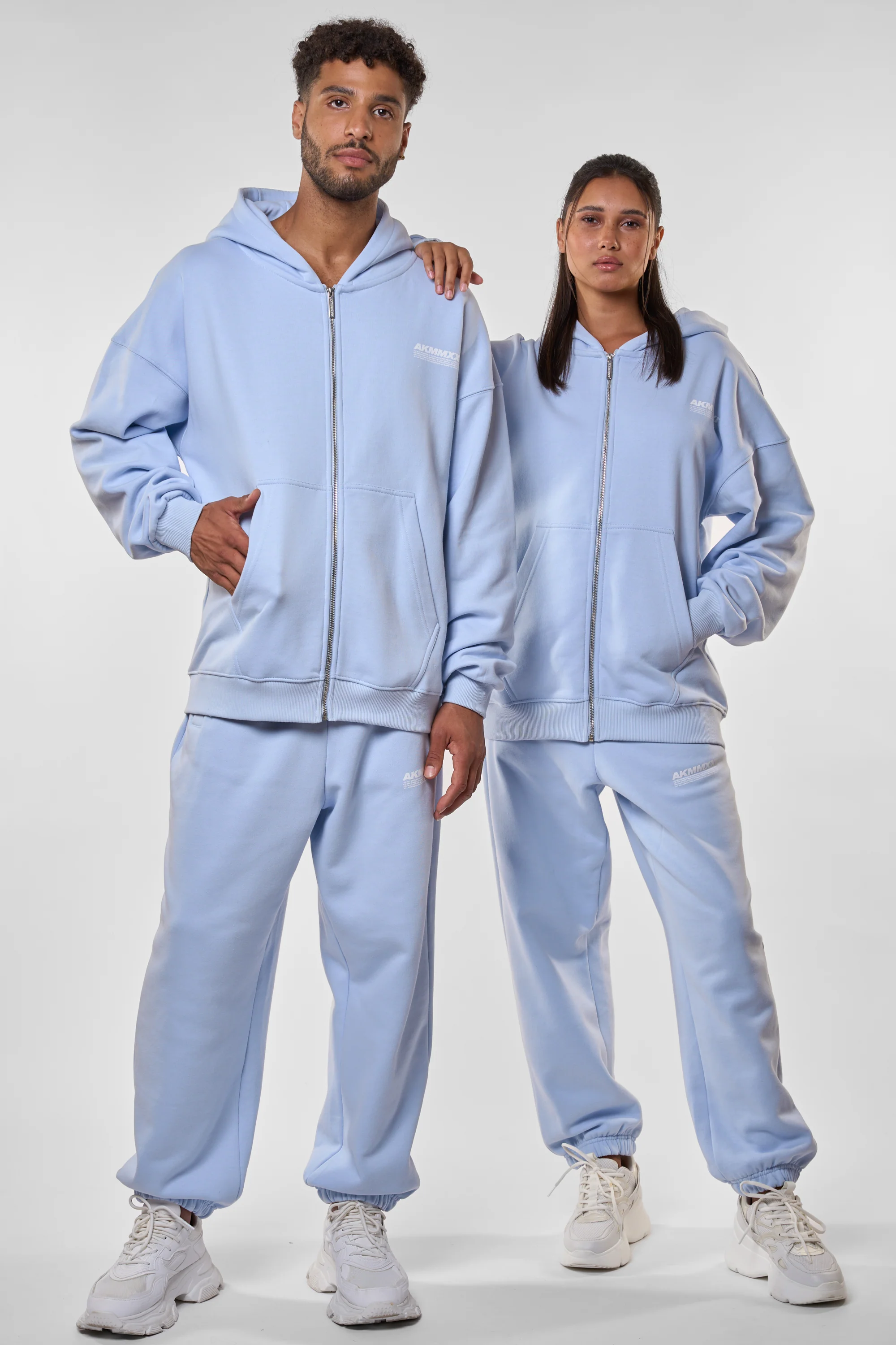 Bild von KyoAK A Sweatjacke Damen Herren Hellblau