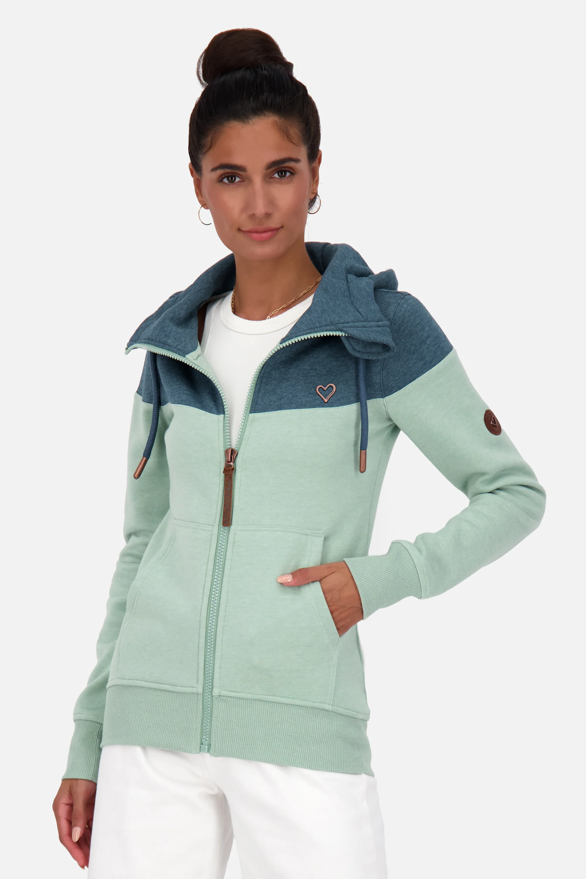 Bild von Damen Sweatjacke PalinaAK A Hellgrün