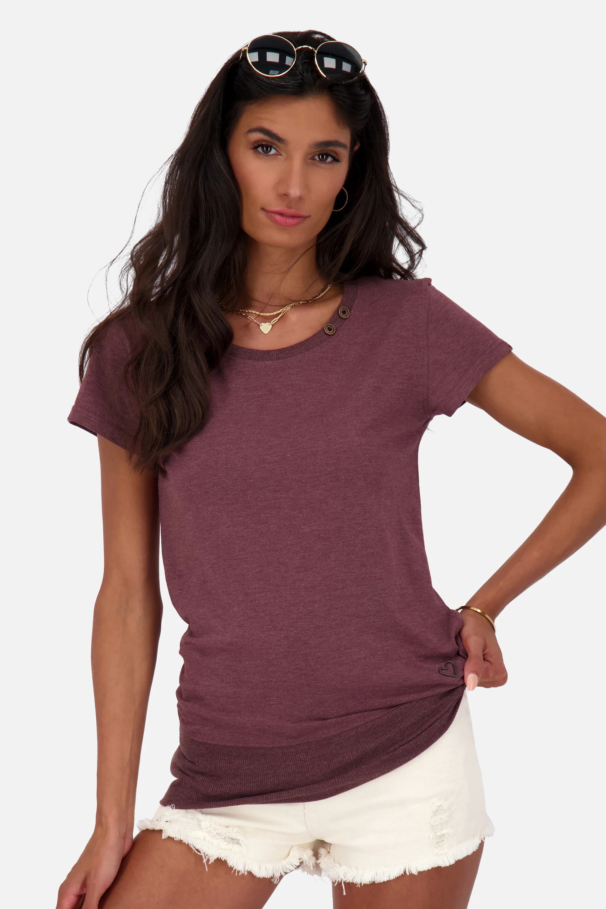 Bild von T-Shirt Damen CocoAK A Dunkelrot