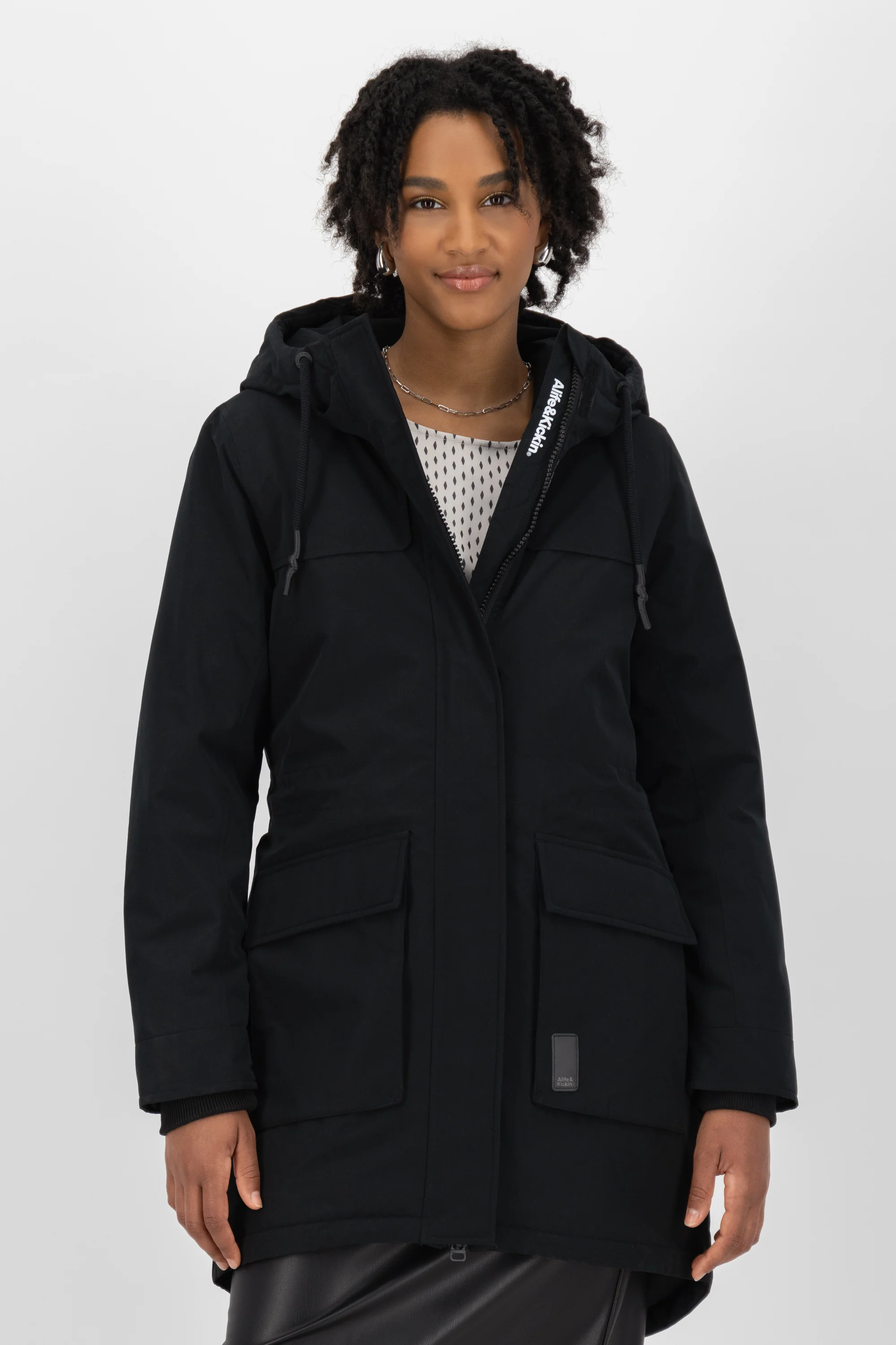 Bild von CharlizeAK A Parka Schwarz