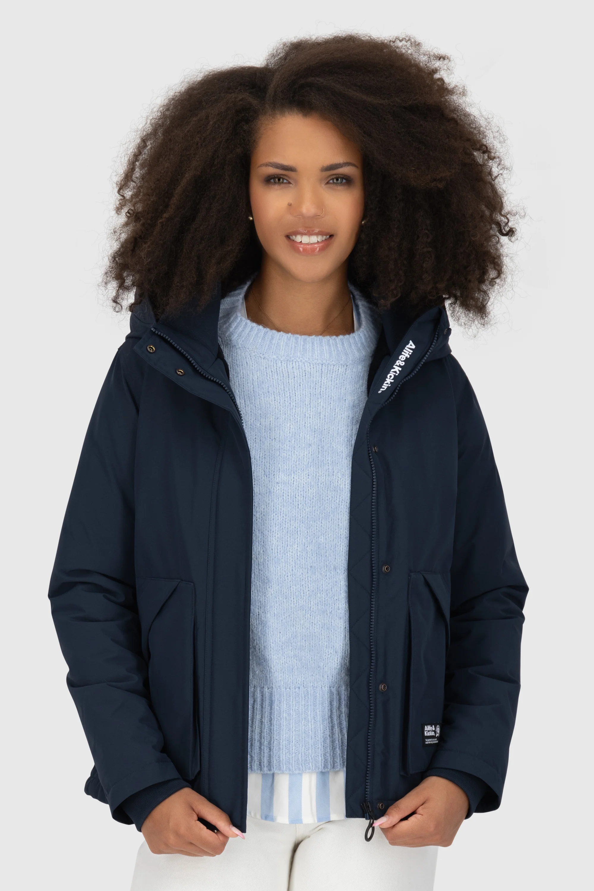 Bild von ALIFE and Kickin NaomiAK A Jacket Damen Winterjacke, gefütterte Jacke Marine S