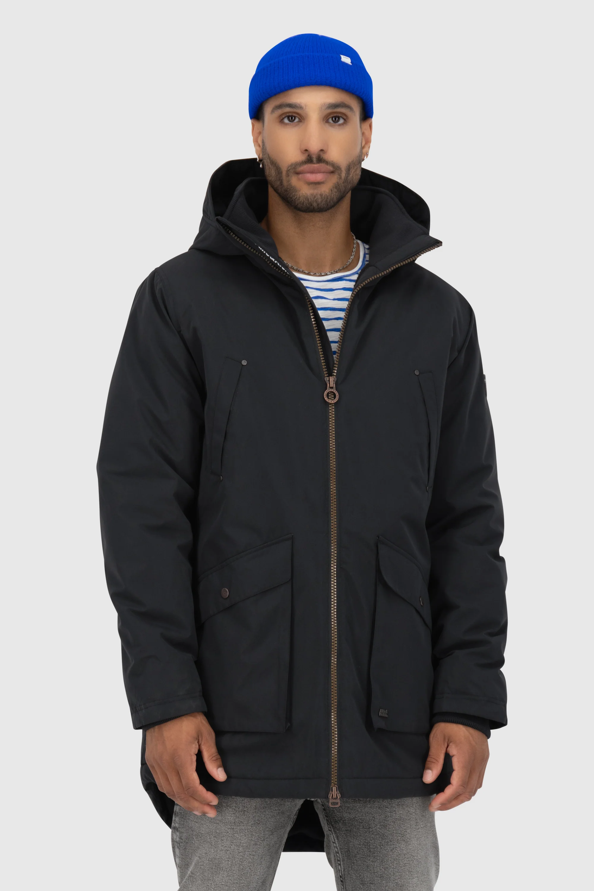 Bild von Alife & Kickin Winterjacke "Herren RonAK A", Warm gefütterte Jacke mit großer Kapuze mit weichem Innenfutter