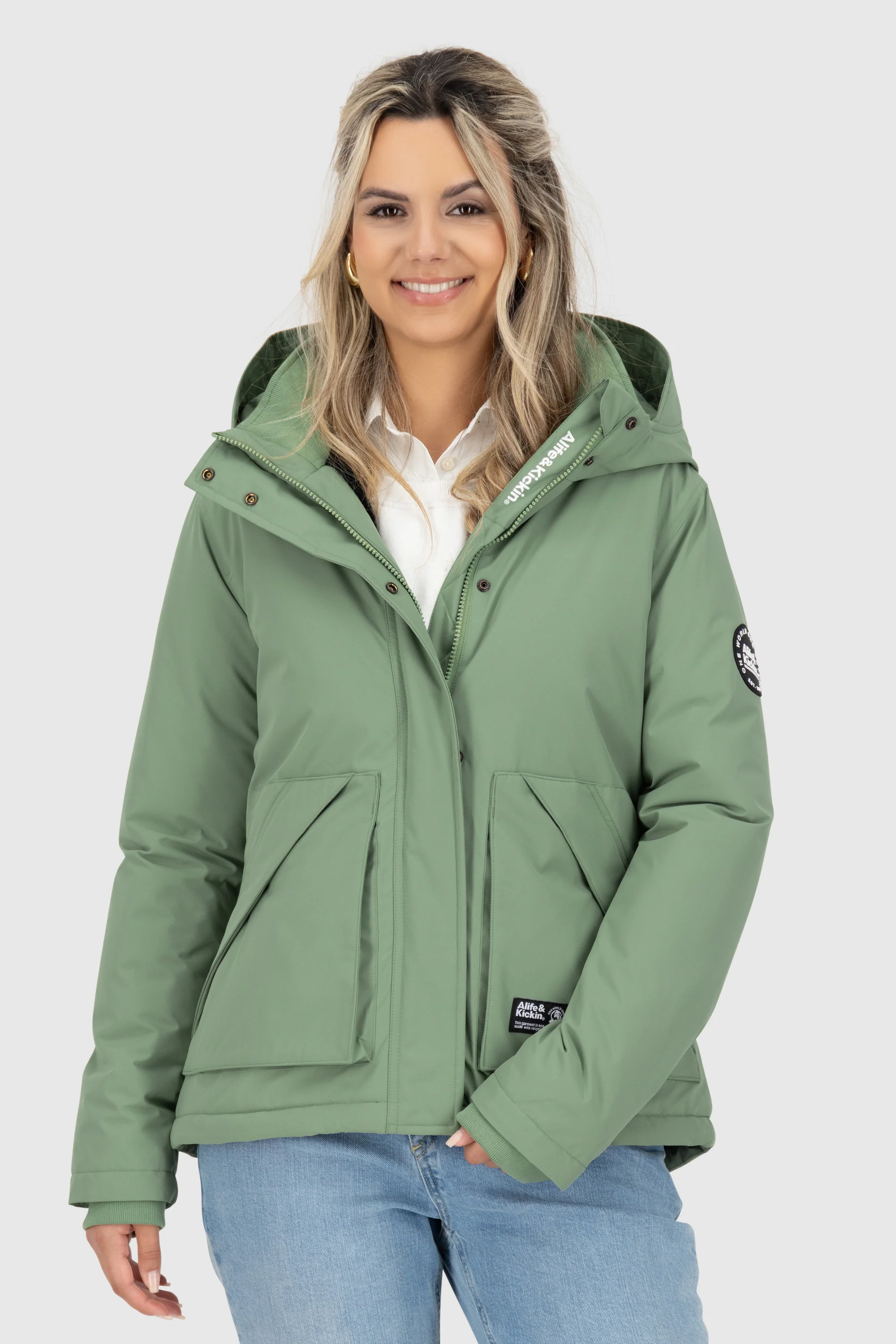 Bild von ALIFE and Kickin NaomiAK A Jacket Damen Winterjacke, gefütterte Jacke dust M