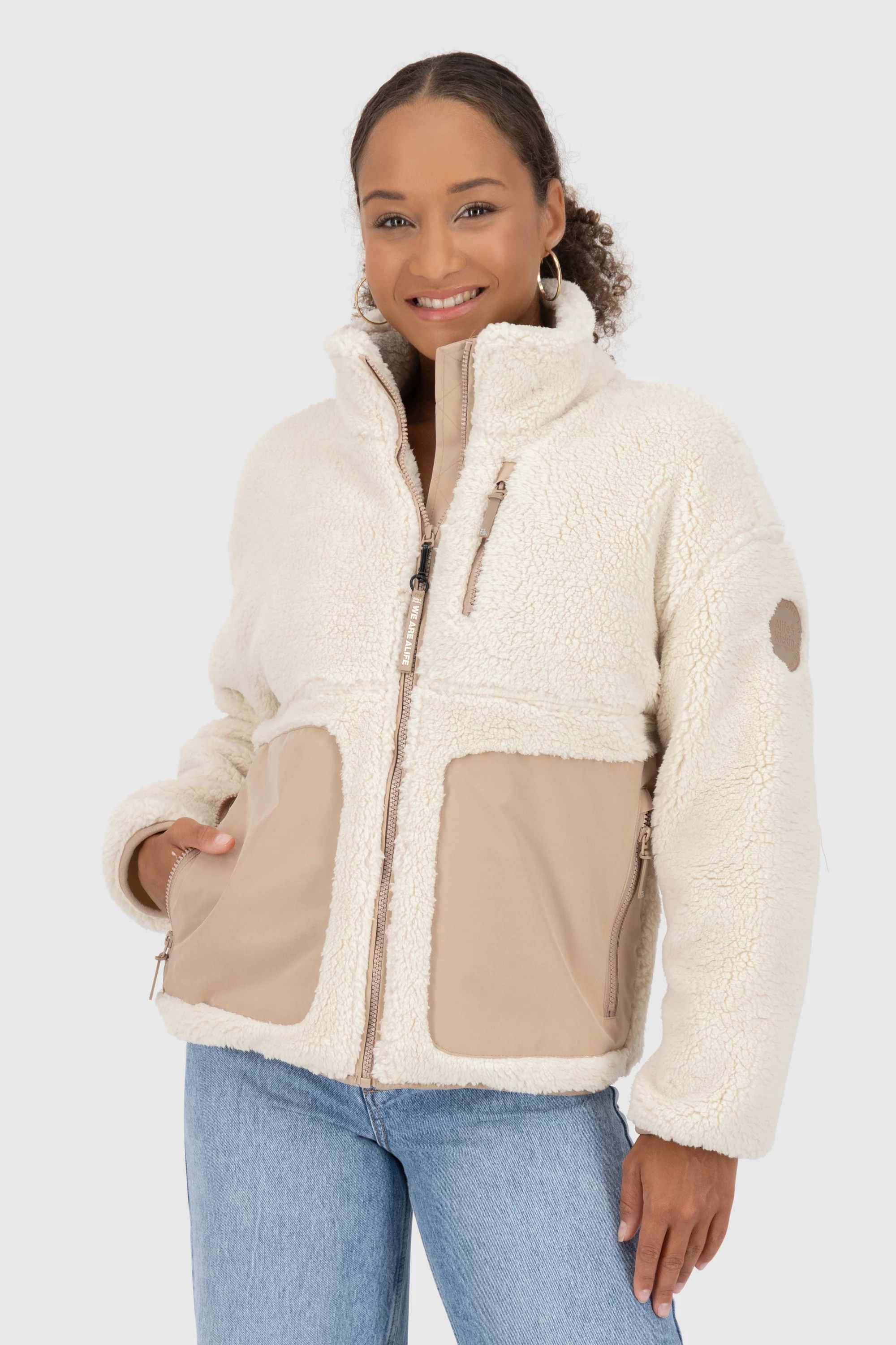 Bild von AnoukAK G Teddy Jacket Beige