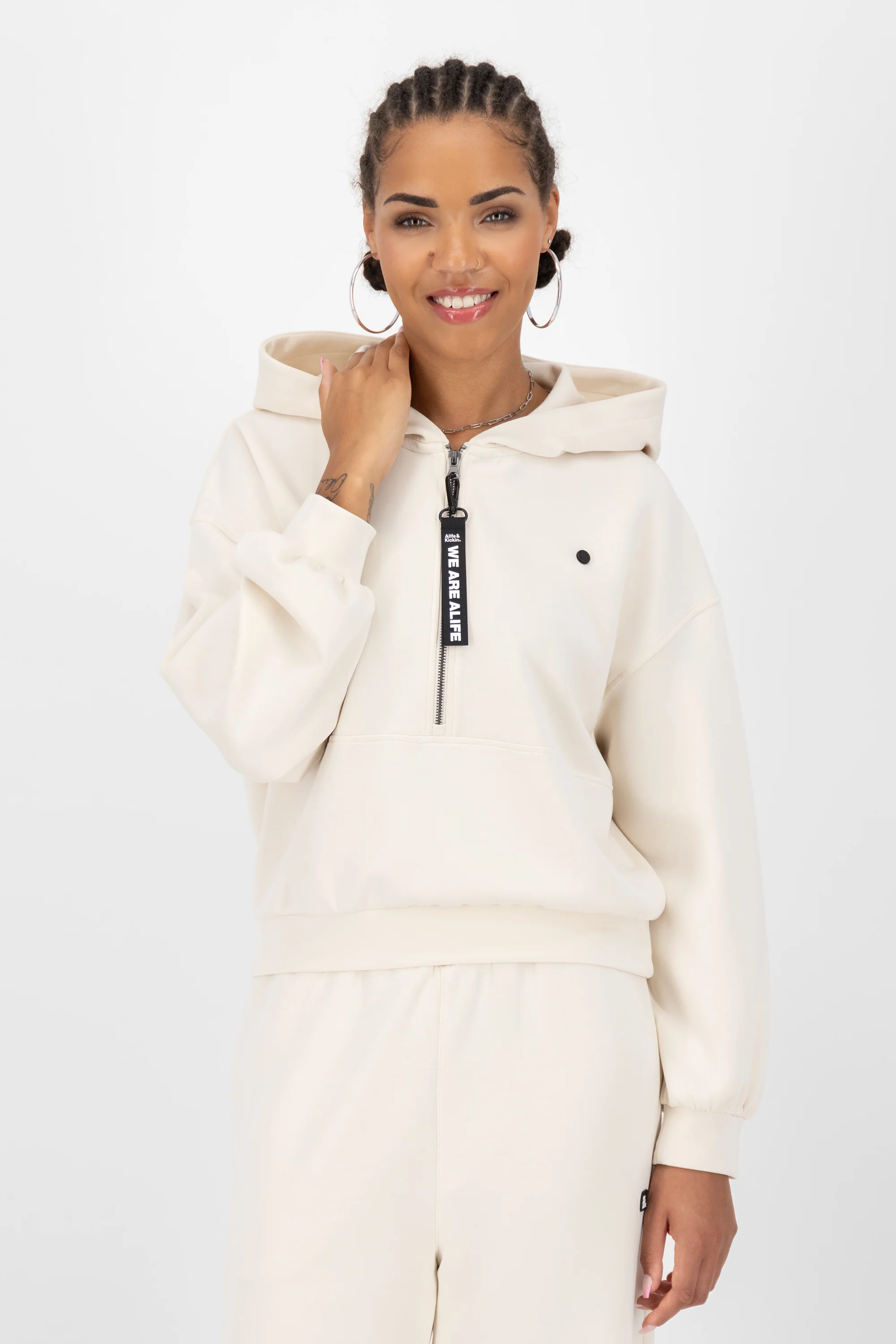 Bild von FlaviaAK N Neopren Hoodie Beige