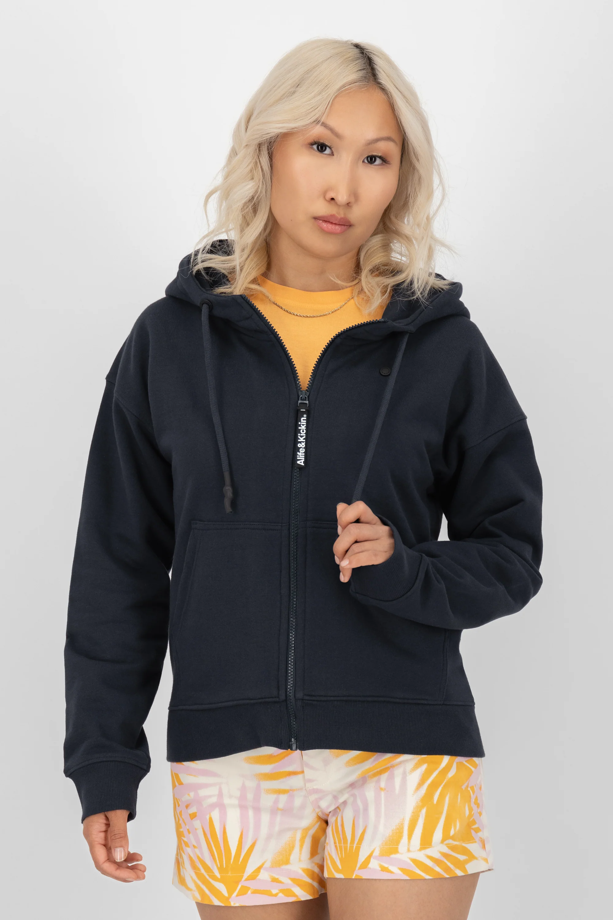 Bild von Alife & Kickin Kapuzensweatjacke Damen TwiggyAK A Basic Hoodie Kapuzenpullover, Sweatshirt mit Kapuze