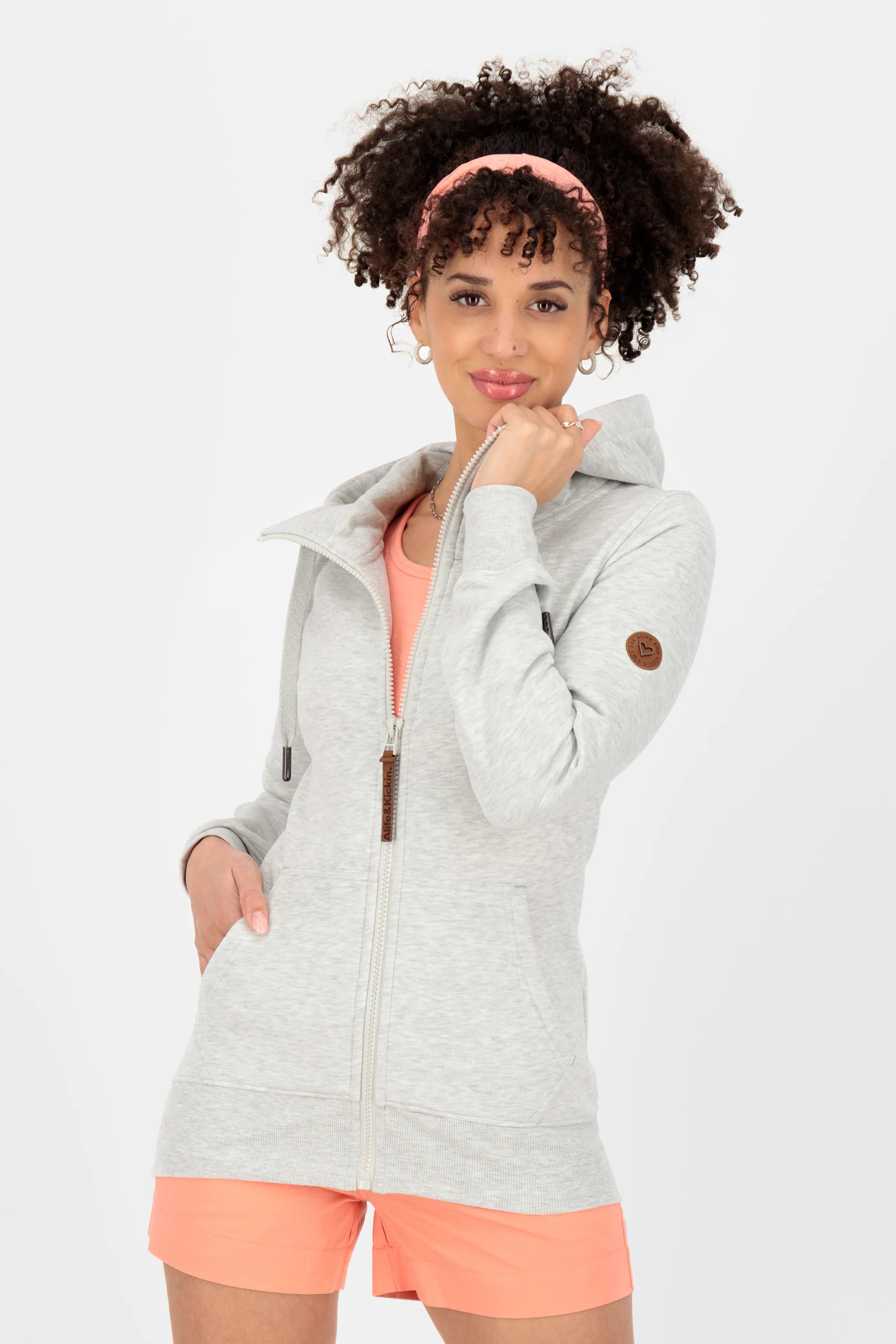 Bild von Alife & Kickin Kapuzensweatjacke DelphineAK A Sweat Jacket Damen Kapuzensweatjacke, Sweatjacke