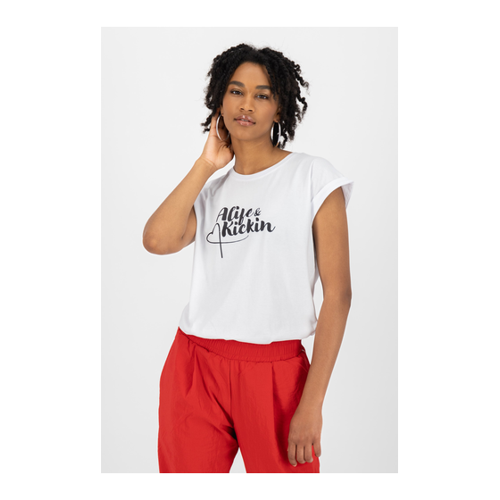 Bild von EnidAK P Shirt ak heart lettering Weiß – Ein Must-Have für den Sommer