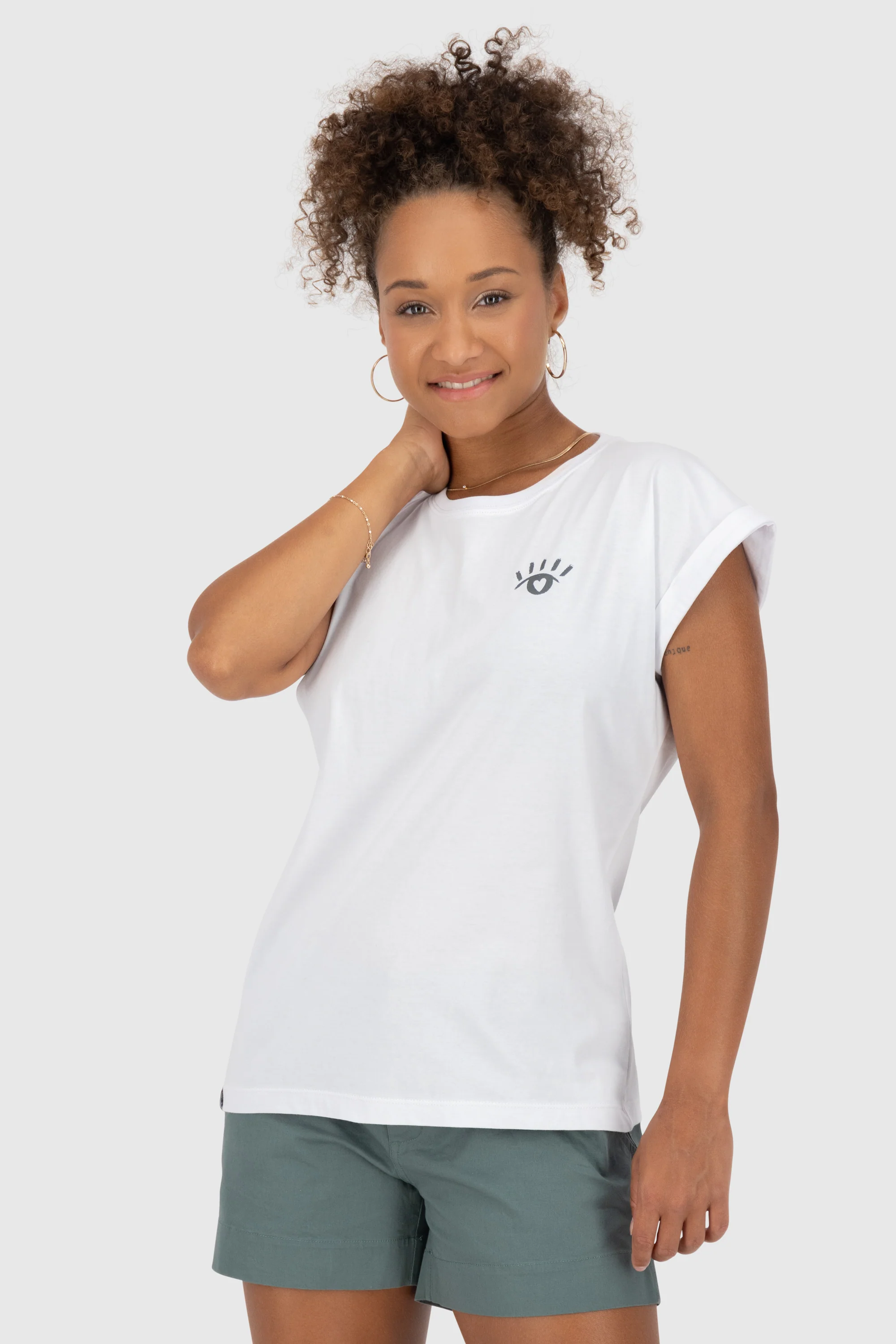 Bild von Alife & Kickin Rundhalsshirt Damen DineAK P