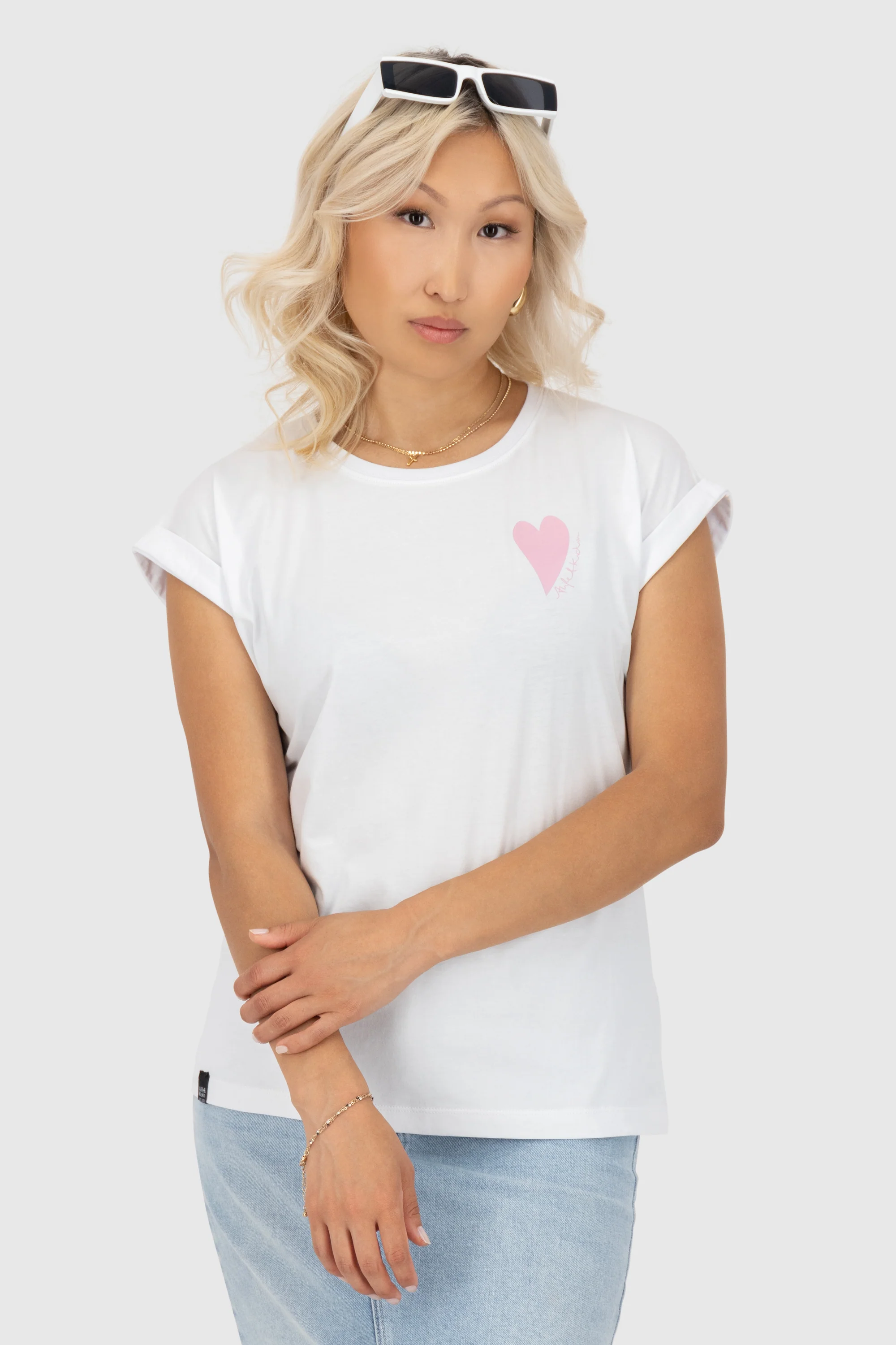 Bild von Alife & Kickin Rundhalsshirt Damen DineAK P