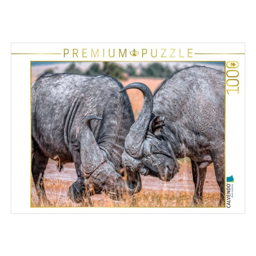 Bild von CALVENDO Puzzle Wasserbüffel 1000 Teile