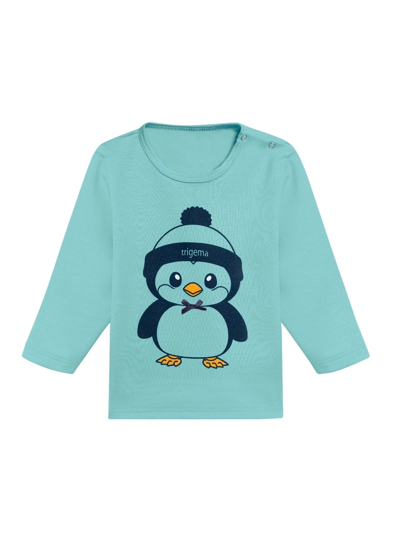 Bild von Trigema Sweatshirt "TRIGEMA Langarmshirt mit süßem Pinguin-Print"