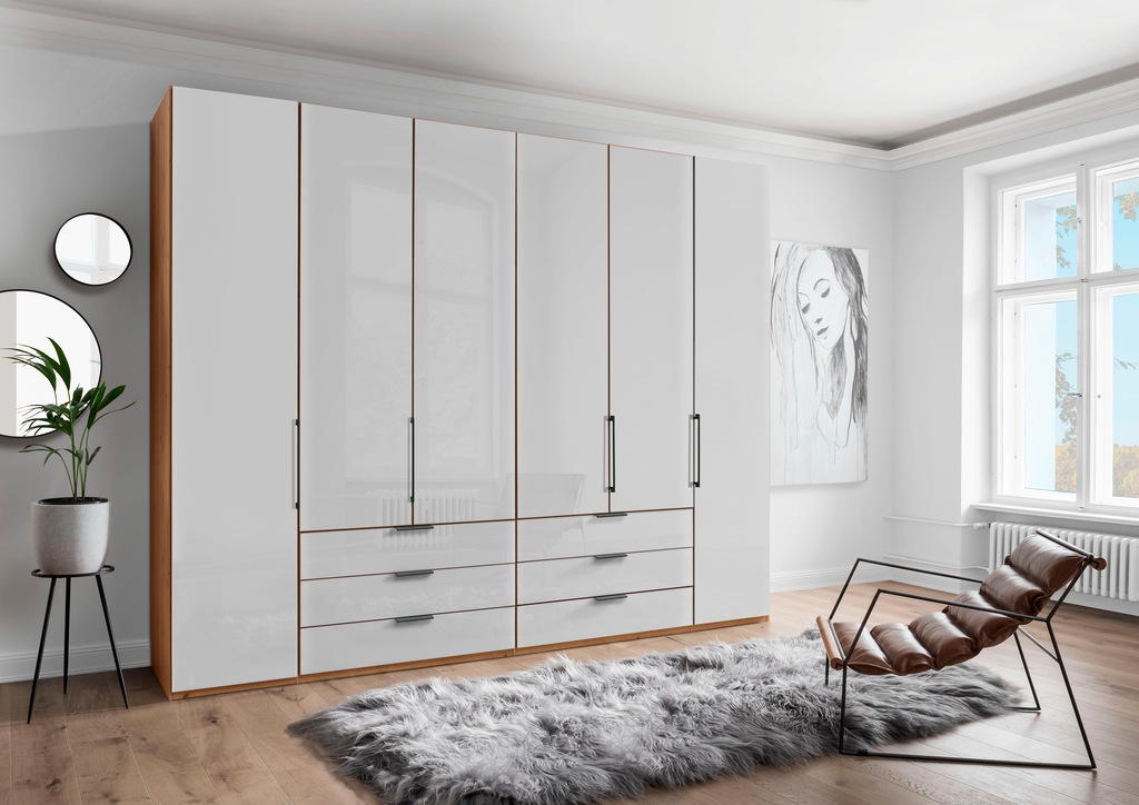 Bild von WIEMANN Drehtürenschrank "Monaco", mit Glasfront sowie hochwertige Beschläge inkl. Dämpfung