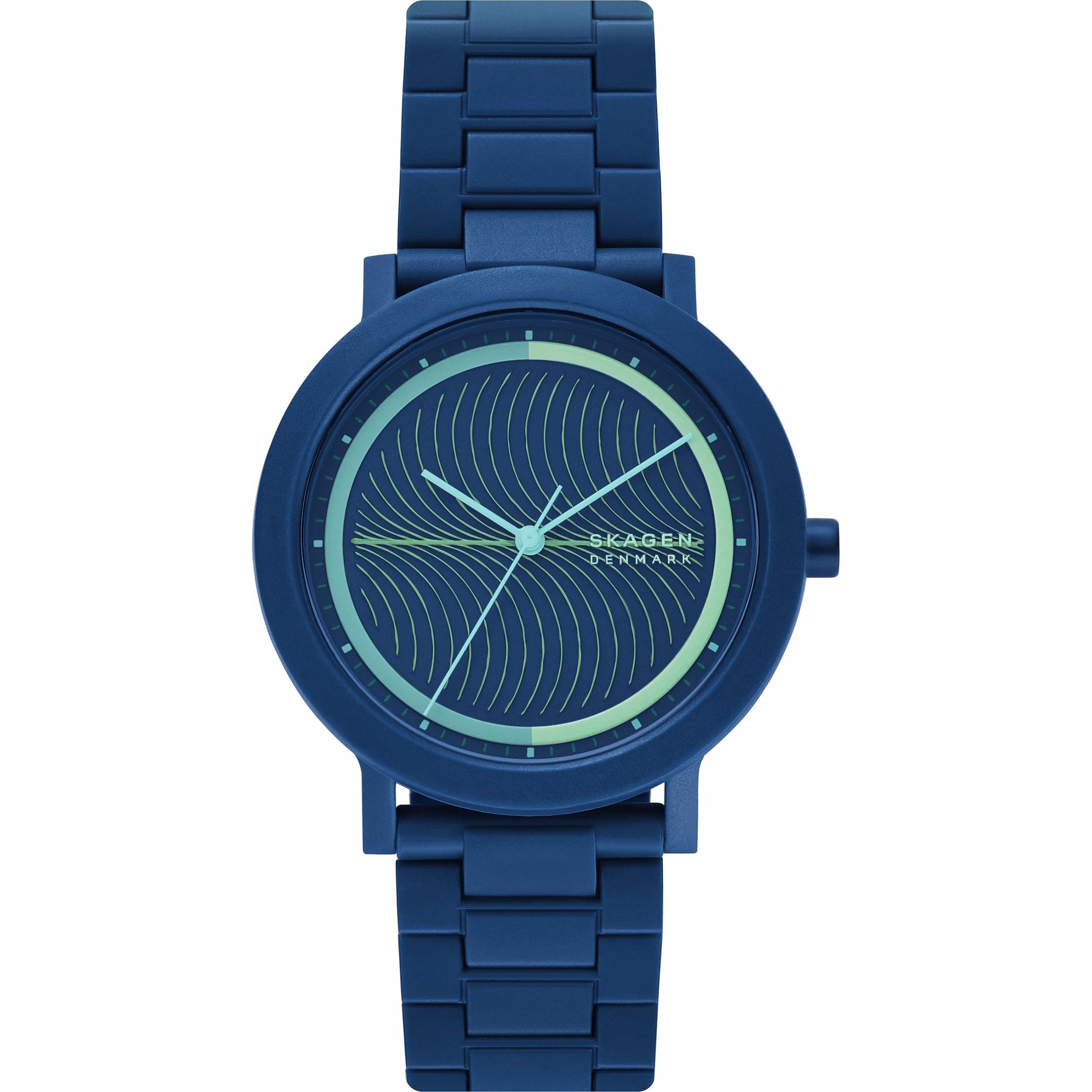 Bild von Skagen, Armbanduhr, Aaren Ocean, Blau, (Analoguhr, 41 mm)