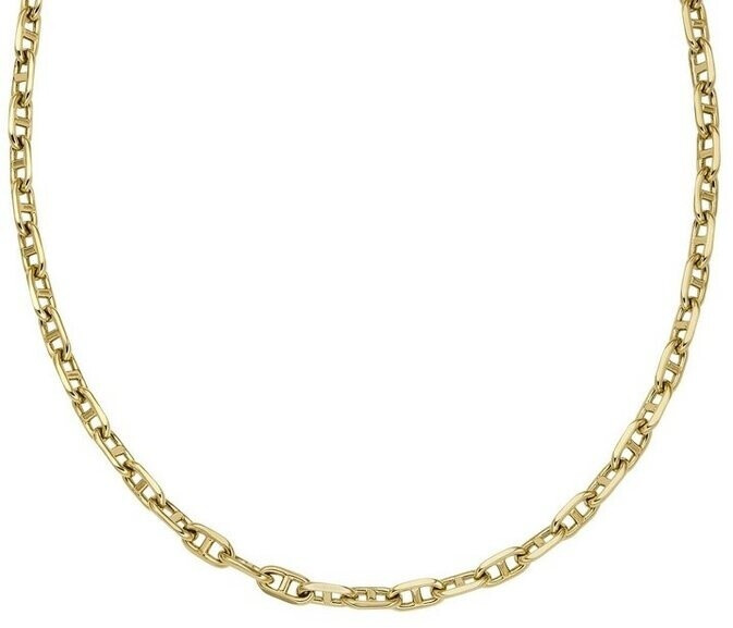 Bild von Fossil Damenring, Harlow Lineare Textur Goldfarbener Edelstahl Wickelring