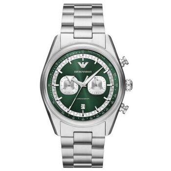 Bild von Emporio Armani, Armbanduhr, Racer, Silber, (Chronograph, 42 mm)