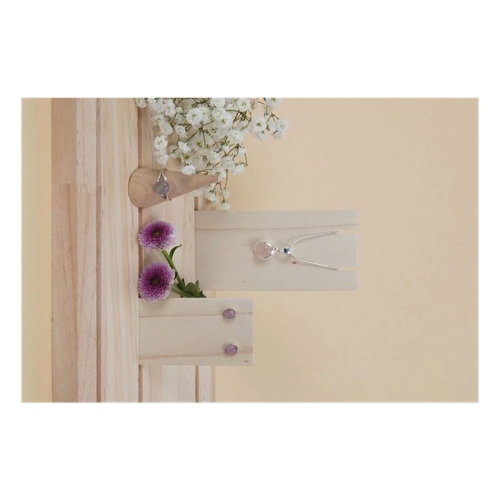 Bild von Elegantes Schmuckset aus 925er Silber mit Rosenquarz