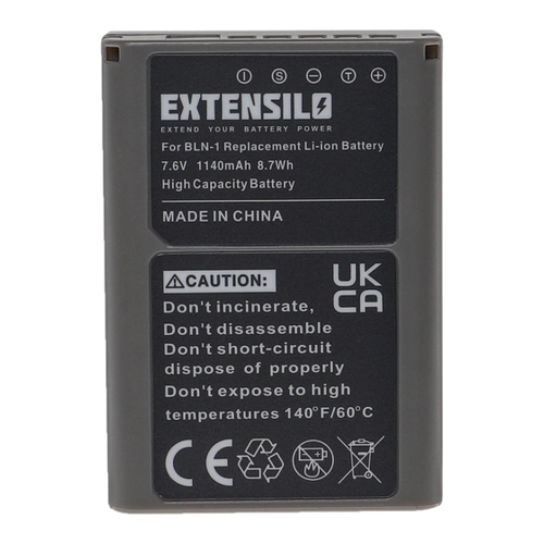 Bild von Extensilo Ersatzakku für Olympus PS-BLN1 – Leistungsstark und zuverlässig