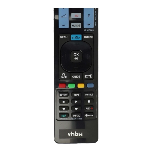 Bild von vhbw Fernbedienung für LG Fernseher - Kompatibler Ersatz in hoher Qualität