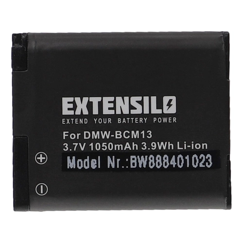 Bild von EXTENSILO 3X Akku kompatibel mit Panasonic Lumix DMC-TZ60, DMC-TZ61 und DMC-ZS100K