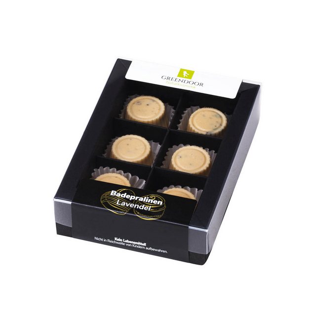 Bild von GREENDOOR Badepraline Geschenk Set Badepralinen Lavendel