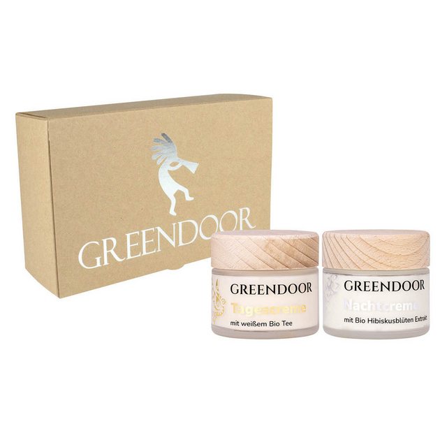 Bild von GREENDOOR Pflege-Geschenkset Geschenk Set Tages- und Nachtcreme
