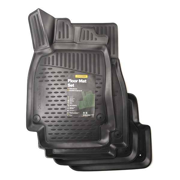 Bild von RIDEX 215A0306 Fußmattensatz Autofußmatten Gummi vorne und hinten 4 schwarz Maßgefertigt AUDI: A6 C7 Avant, A6 C7 Allroad, A6 C7 Saloon