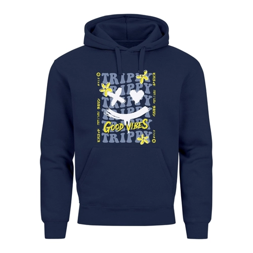 Bild von Neverless Hoodie Herren Drip Face Smile Good Vibes